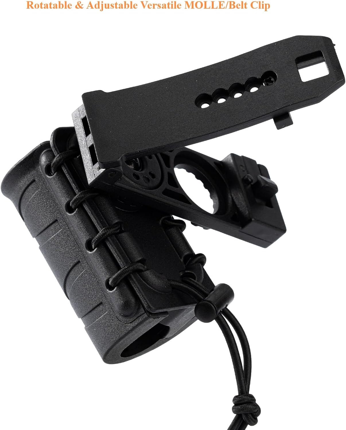 Open Top OC/Mace Spray Holster for Duty Belt/Vest Quick Release Pepper Spray Case MK3/MK4 Canister Holder Polymer Carrier Sheath for Law Enforcement Police Security Prison/Corrections Officer - Image 6