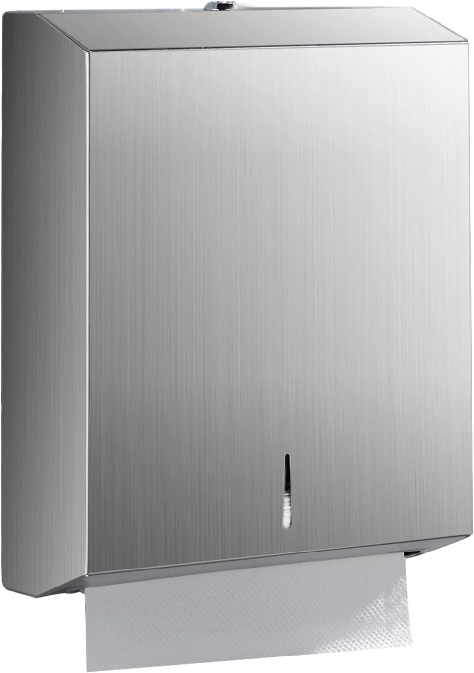 Paper Towel Dispenser Wall Mount - Multifold Trifold Paper Towel Dispensers, Large Capacity Stainless Steel Tissue Holder, Suitable for Bathrooms and Public Places - Image 1