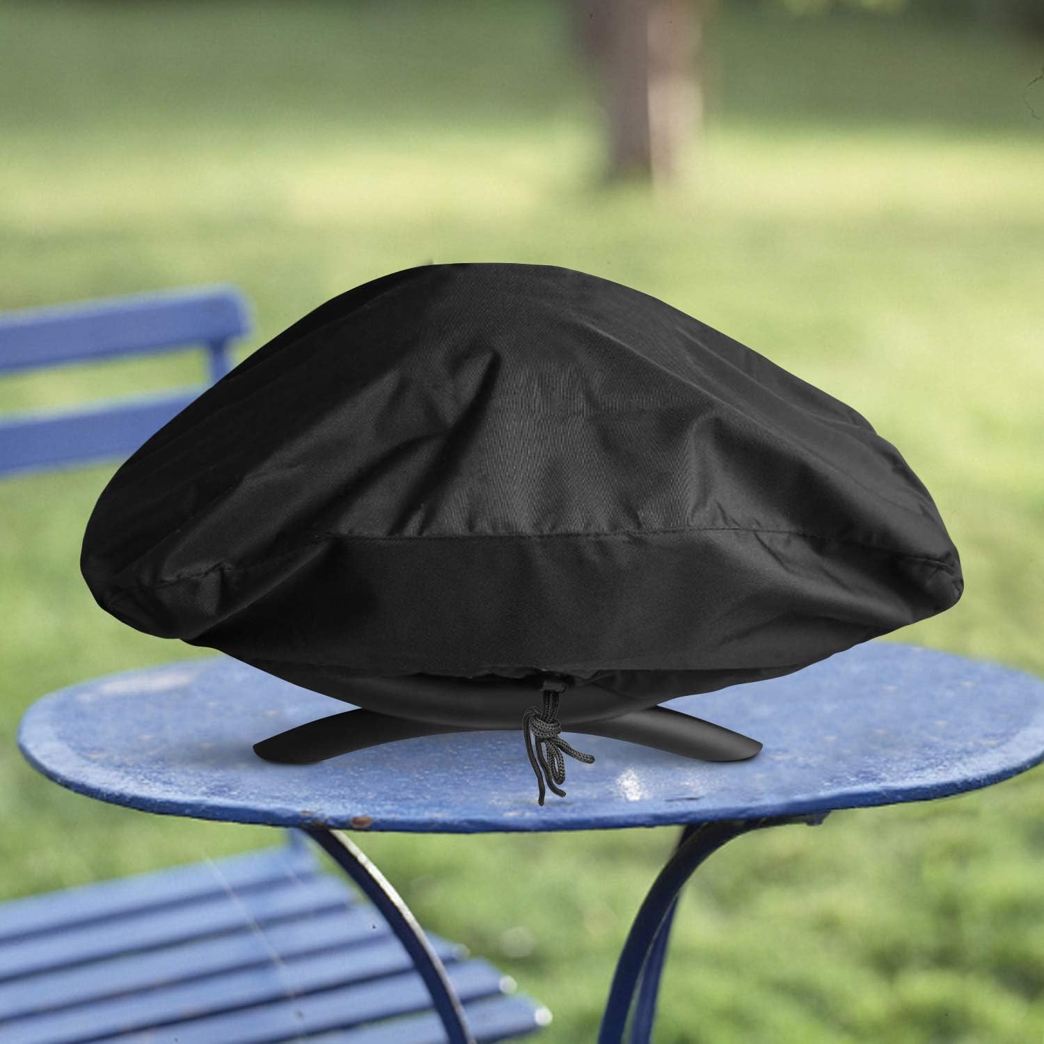 Waterproof Portable Grill Cover for Weber Q2000, Q200 Series and Baby Q Gas Grill, Compared to Weber 7111, All Weather Protection, Black - Image 7