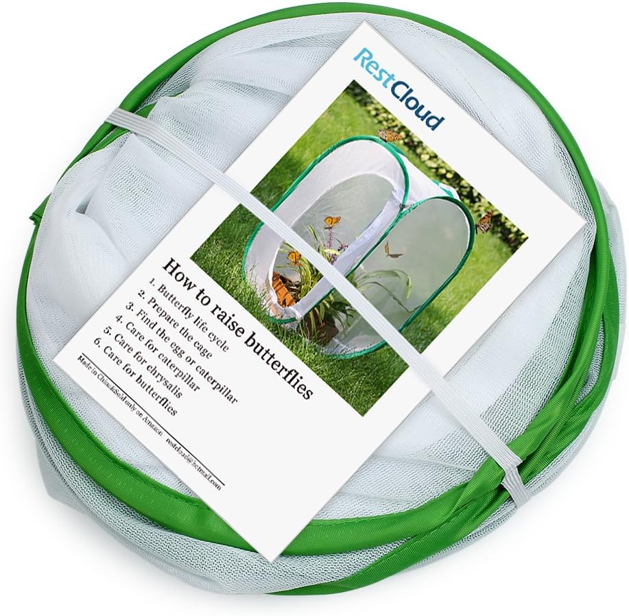 Insect and Butterfly Habitat Cage Terrarium Pop-up 23.6 Inches Tall - Image 6
