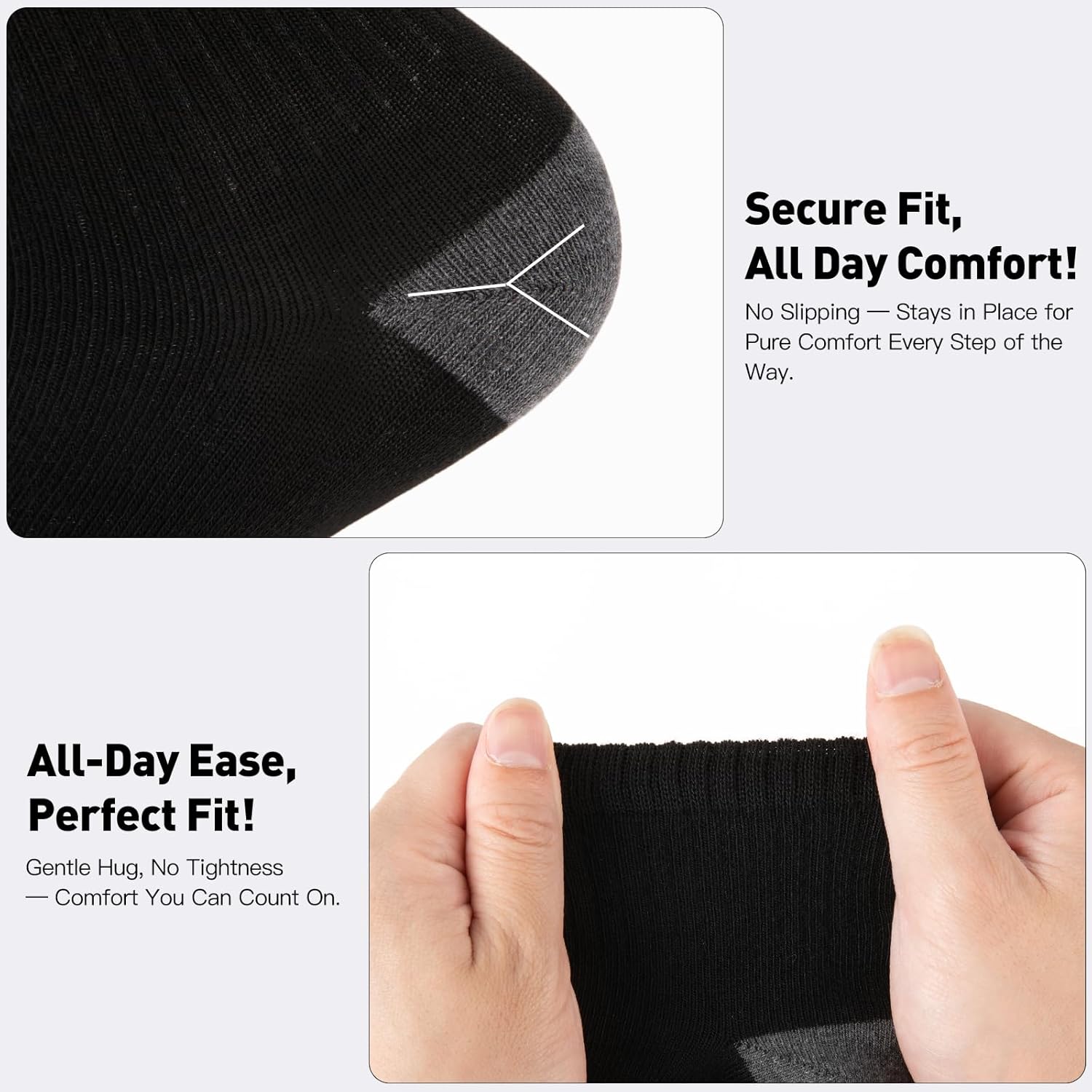 20 Pairs Ankle Socks For Men - Lightweight Mens Socks Size 8-12 Thin Casual Quarter Bulk Socks - Image 5