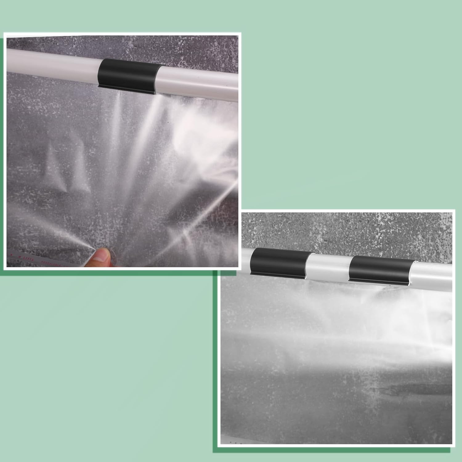 32 Pcs PVC Pipe Clips Pool Cover Clamps for Above Ground Pool Greenhouses, Row Covers, Garden, Shelters, Bird Protection, 2.4 Inch Long(for 1/2 Inch PVC Pipe,Black) - Image 5