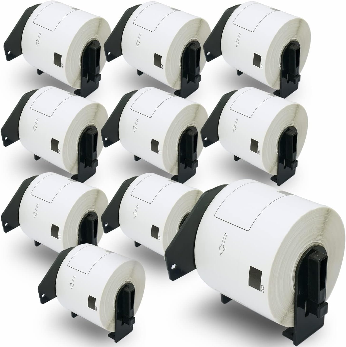 - Compatible Shipping Labels Replacement for Brother DK-1202 (2.4 in x 3.9 in), Use with Brother QL Label Printers [10 Rolls/3000 Labels] - Image 1