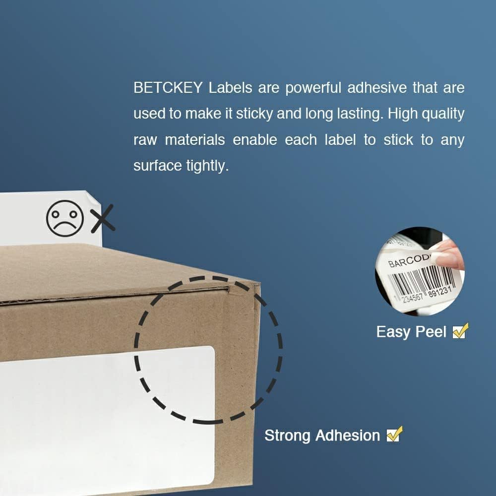 - Compatible Shipping Labels Replacement for Brother DK-1202 (2.4 in x 3.9 in), Use with Brother QL Label Printers [10 Rolls/3000 Labels] - Image 4