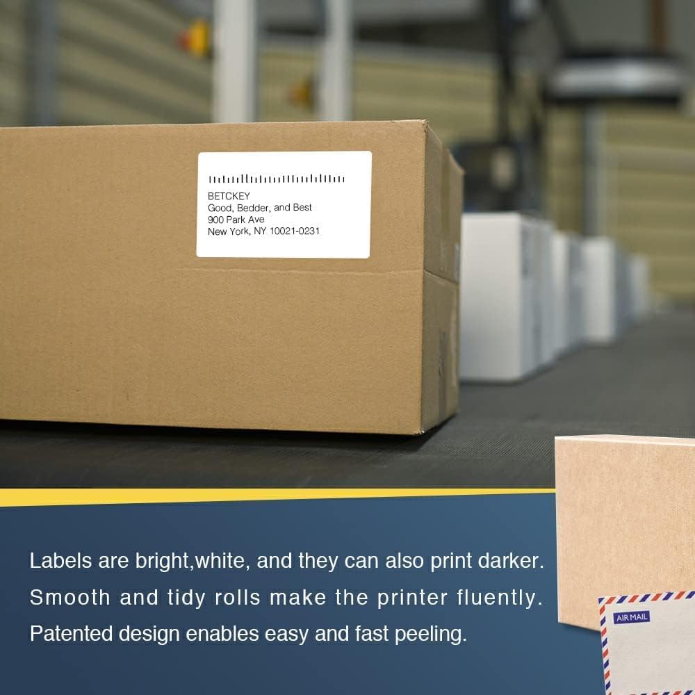 - Compatible Shipping Labels Replacement for Brother DK-1202 (2.4 in x 3.9 in), Use with Brother QL Label Printers [10 Rolls/3000 Labels] - Image 5