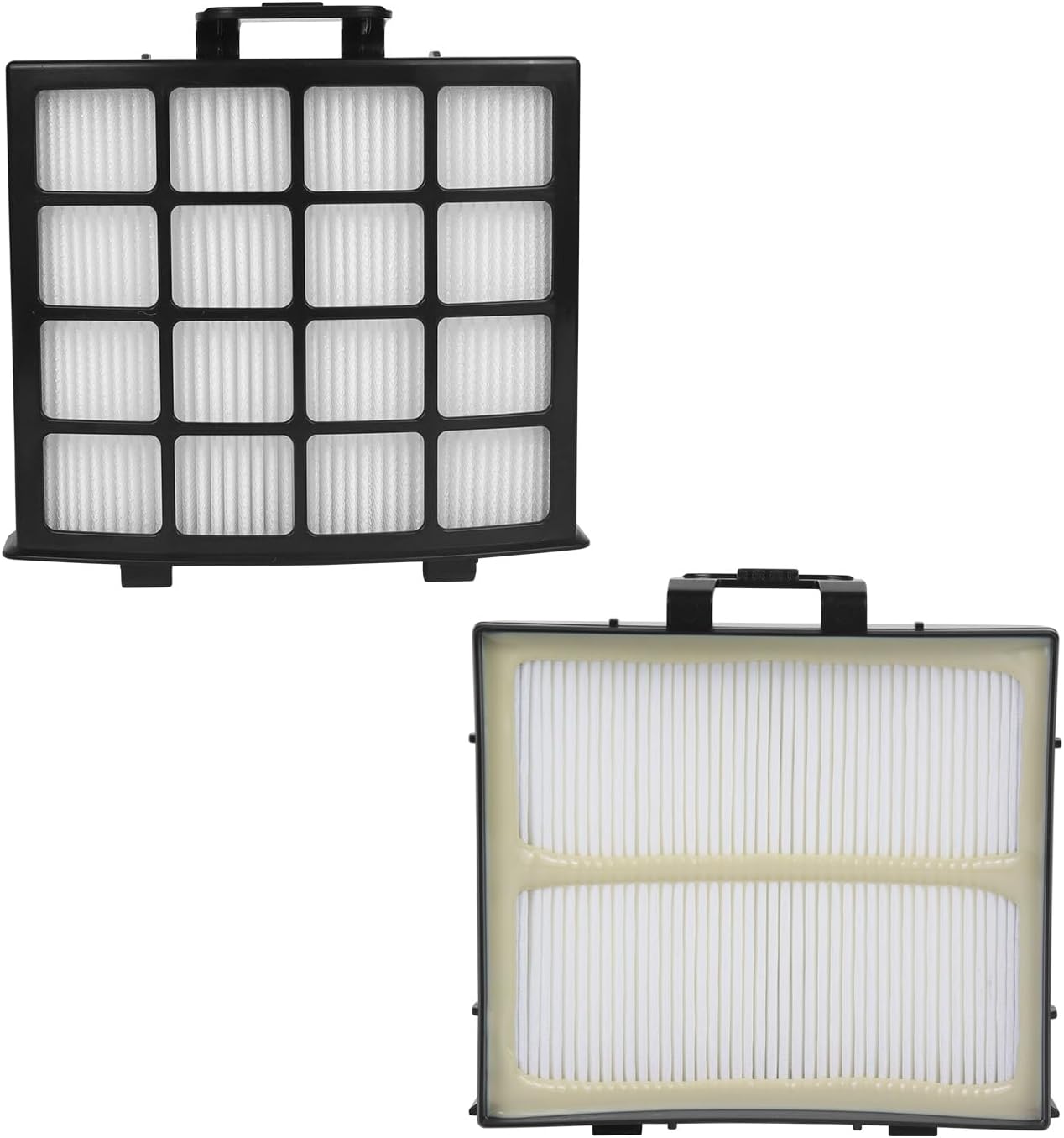 AZ2002 Vacuum Filter Replacement for Shark AZ2000 AZ2000W AZ2002 UV2500 Vertex DuoClean PowerFin Upright Vacuum, 2 Post-Motor Filters, 4 Foam Felt Filters, Part# XHFAZ2000 & XFFKAZ2000 - Image 2
