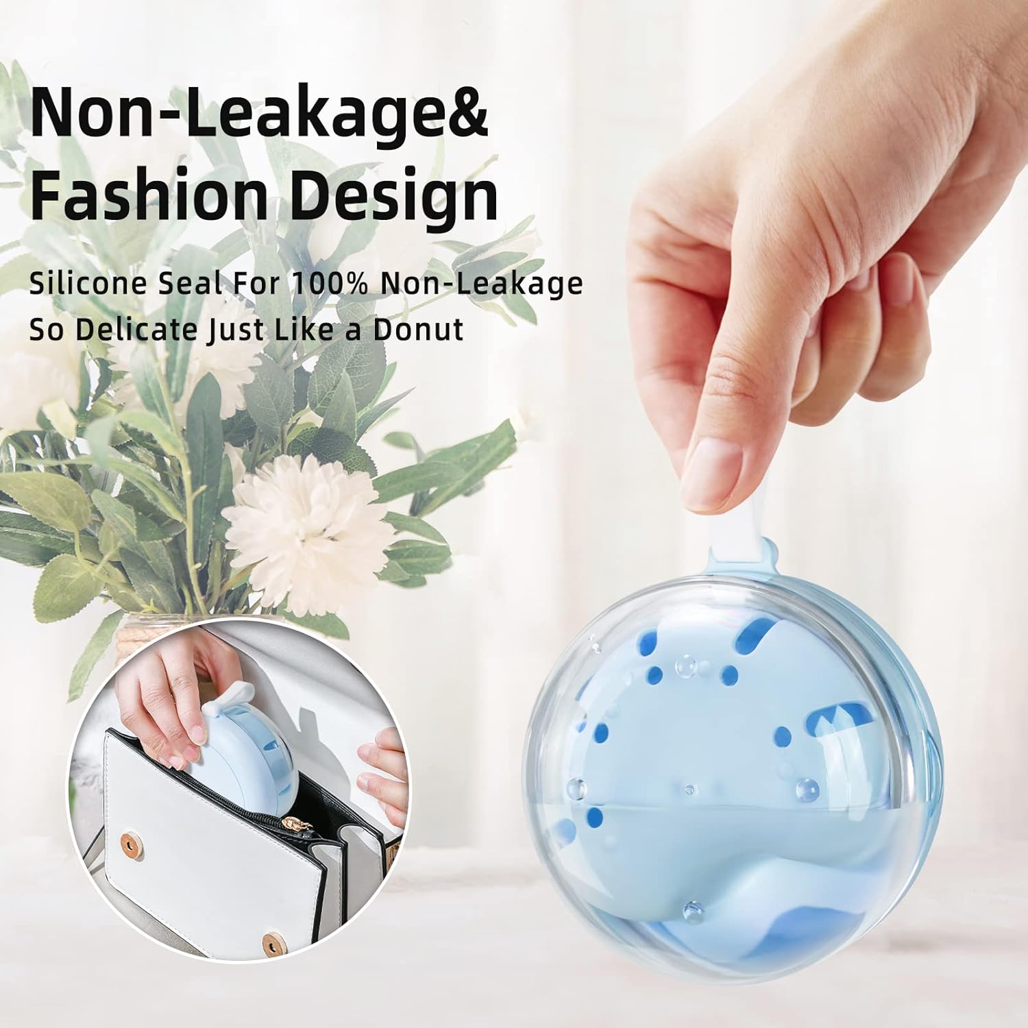 Leak Proof Denture Cup Kit Portable Retainer Case Perfect for Travel, Denture Case Container Cleaning Care for Dentures Aligner Mouth Guard with Denture Brush,Strainer, Removal Tool and Mirror - Image 2