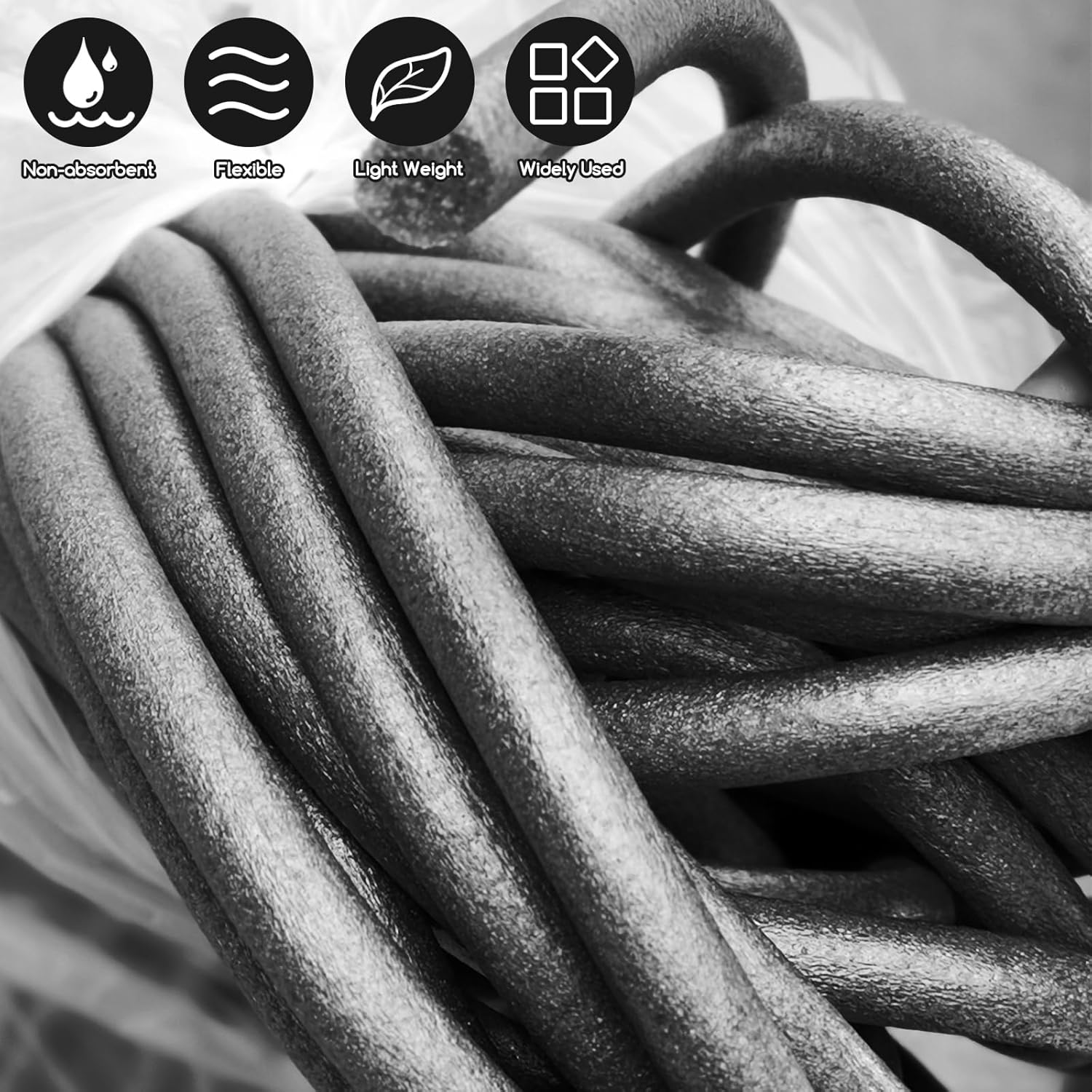 Foam Backer Rod for Gaps Concrete Crack Filler Joints Foam Gap Filler Caulk Saver Backing Rod Filler Rope Concrete Joint Filler (3/4 Inch x 33 Feet) - Image 2