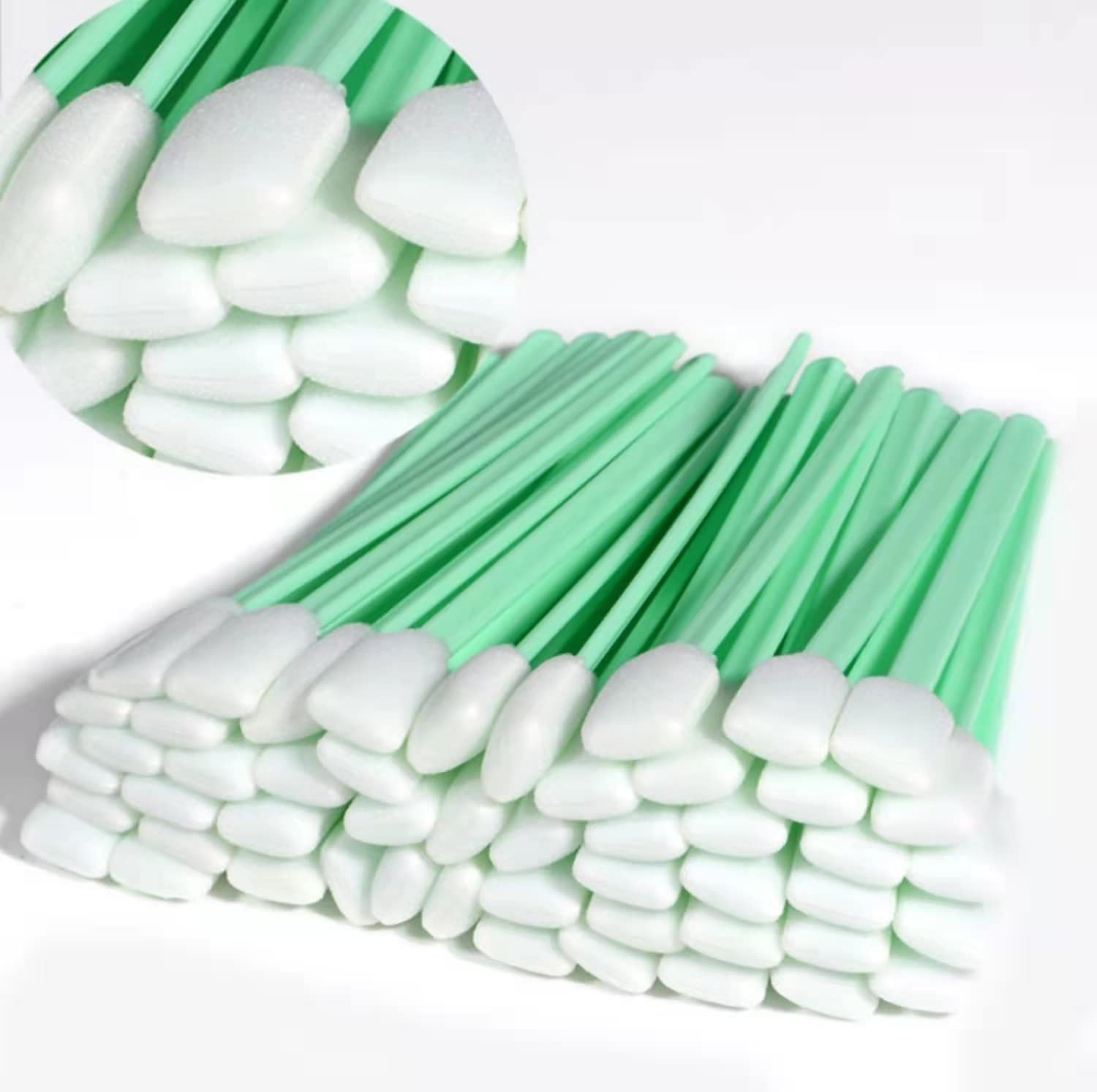 200 PCS Professional Foam Cleaning Swab Sticks, Dust-Free Cleaning Sponge Tip Swabs Printer Heads, Scanners, Camera Lenses, Chip Hard Disk Industries, Optical Lenses and Optical Equipment - Image 1