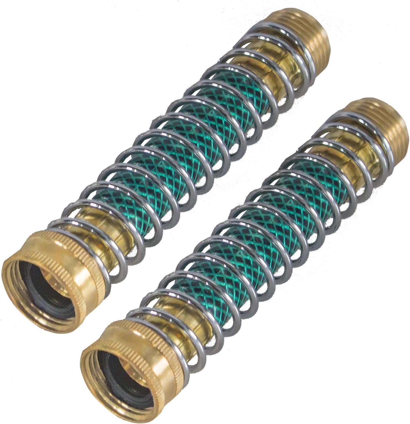 Garden Hose Protector, Hose Extension Adapter with Coil Spring, 2 Pack - Image 2