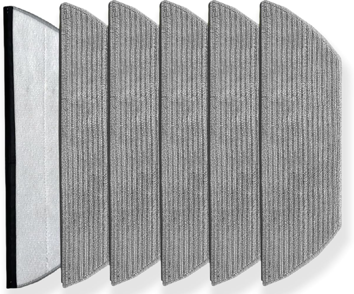 Replacement Mop Pads Compatible with Shark AV2800ZE RV2820YE RV2820ZE AV2820S AV2820AE RV2800AE RV2800S PowerDetect Never Touch Pro Robot Vacuum,Washable Reusable Replacement Microfiber Soft Mop Pads - Image 1