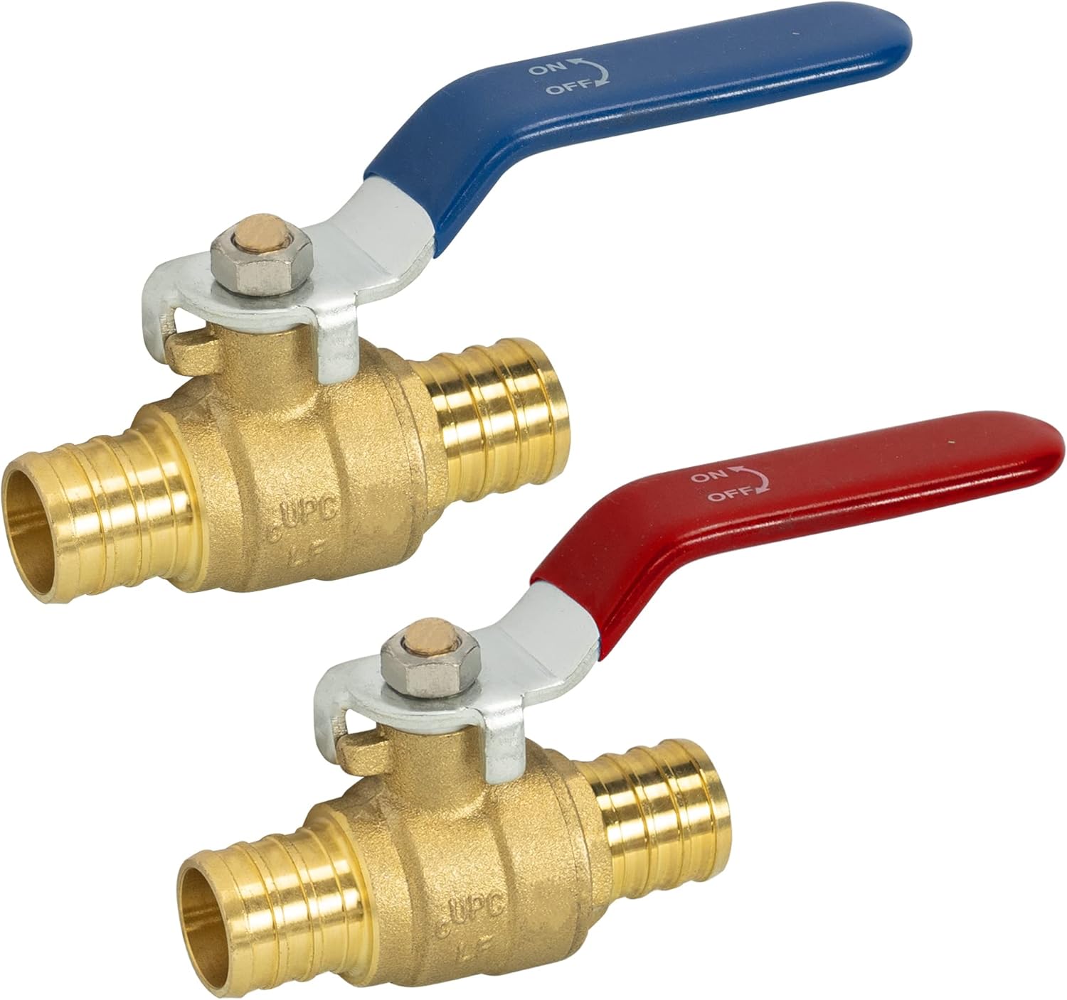 1/2 Inch Pex Full Port Shut Off Ball Valve + 3/4 Inch Pex Full Port Shut Off Ball Valve Hot and Cold - Image 6