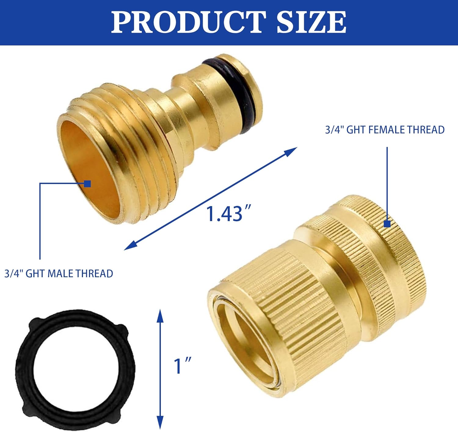 Garden Hose Repair Kit + Hose Quick Connector - Image 7