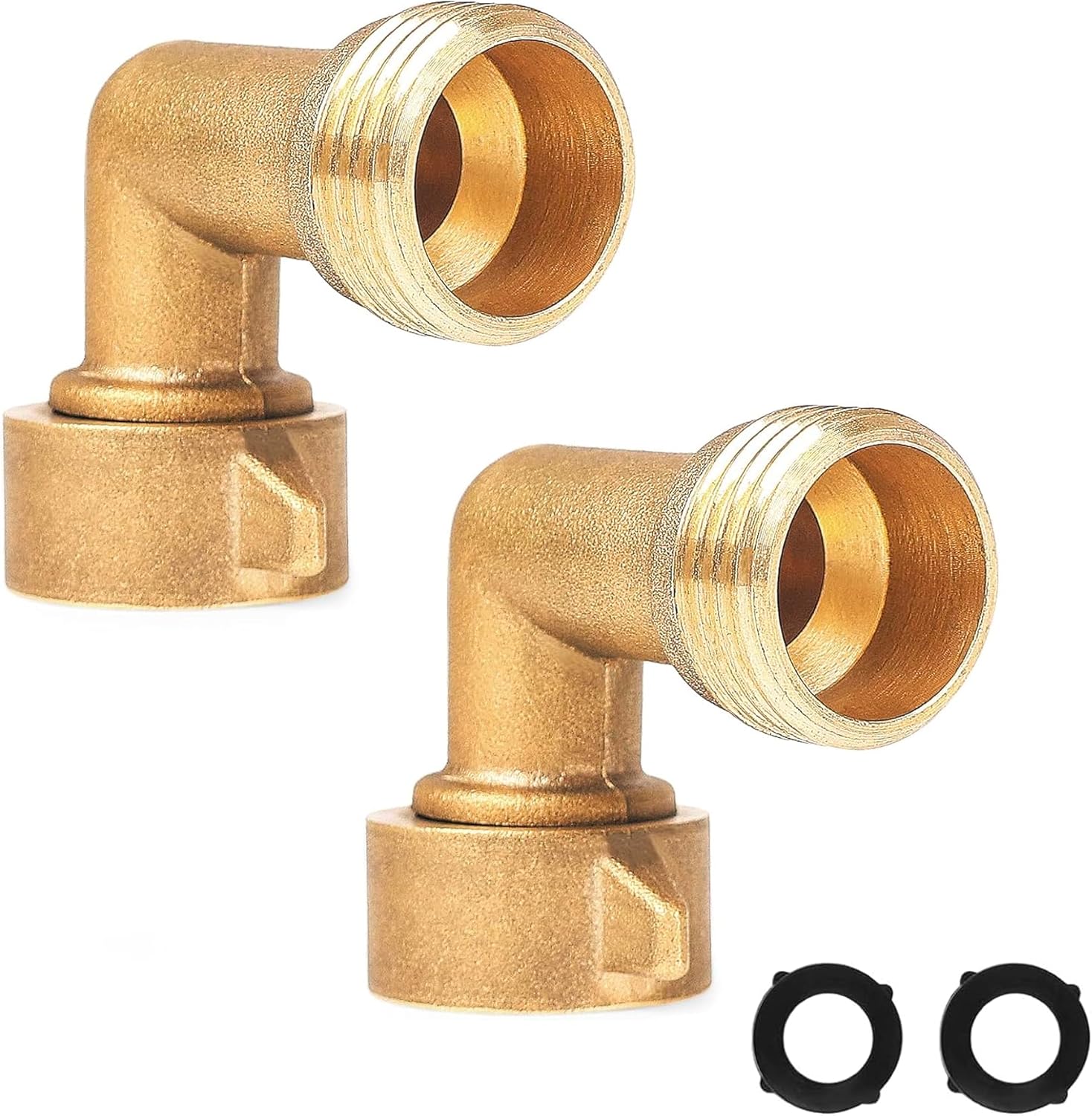 90 Degree Hose Elbow Connectors + 4