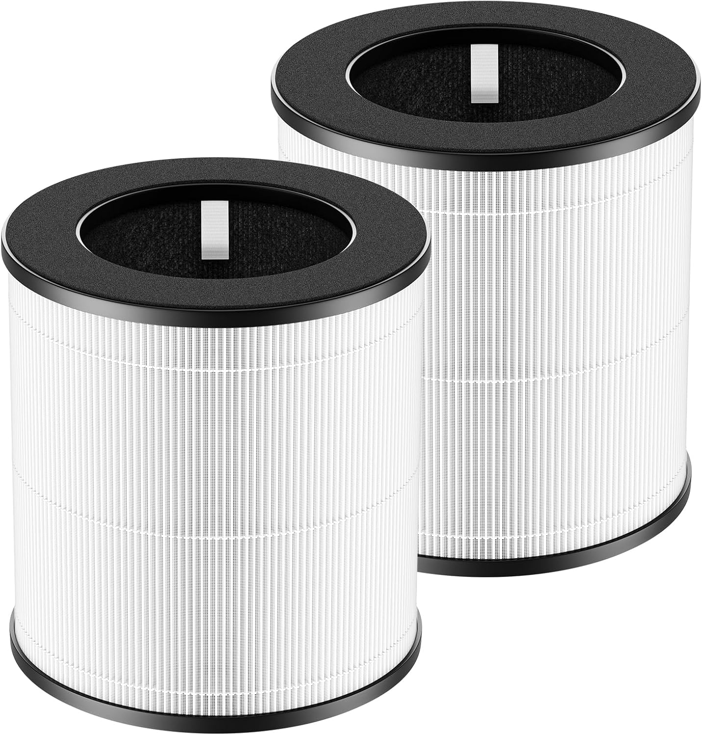 D09 Replacement Filter Compatible with Tailulu Air Purifier Cleaner D09, 3-in-1 Filtration System HEPA 360 Rotating D09 Filter, 2 Pack - Image 1