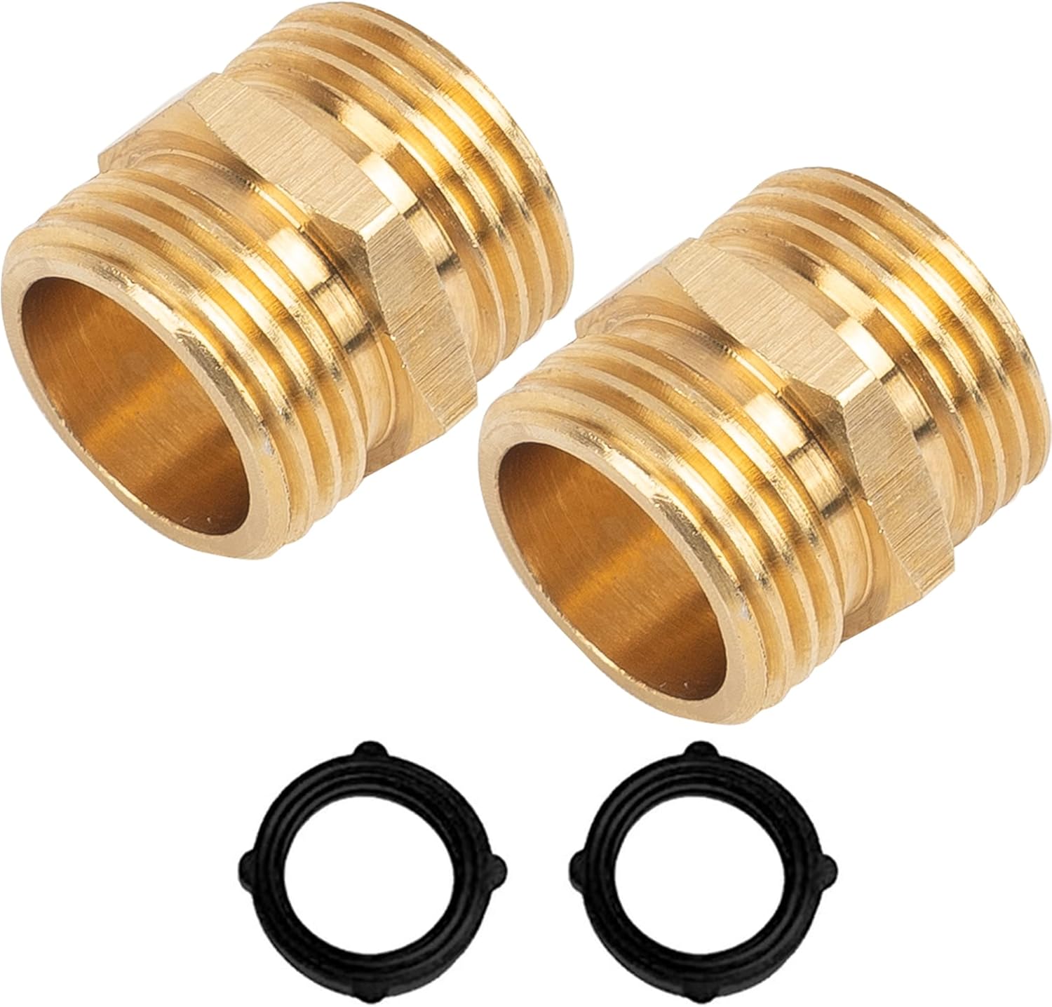 Garden Hose Adapter + Nozzle Jet with Shutoff Valve - Image 2