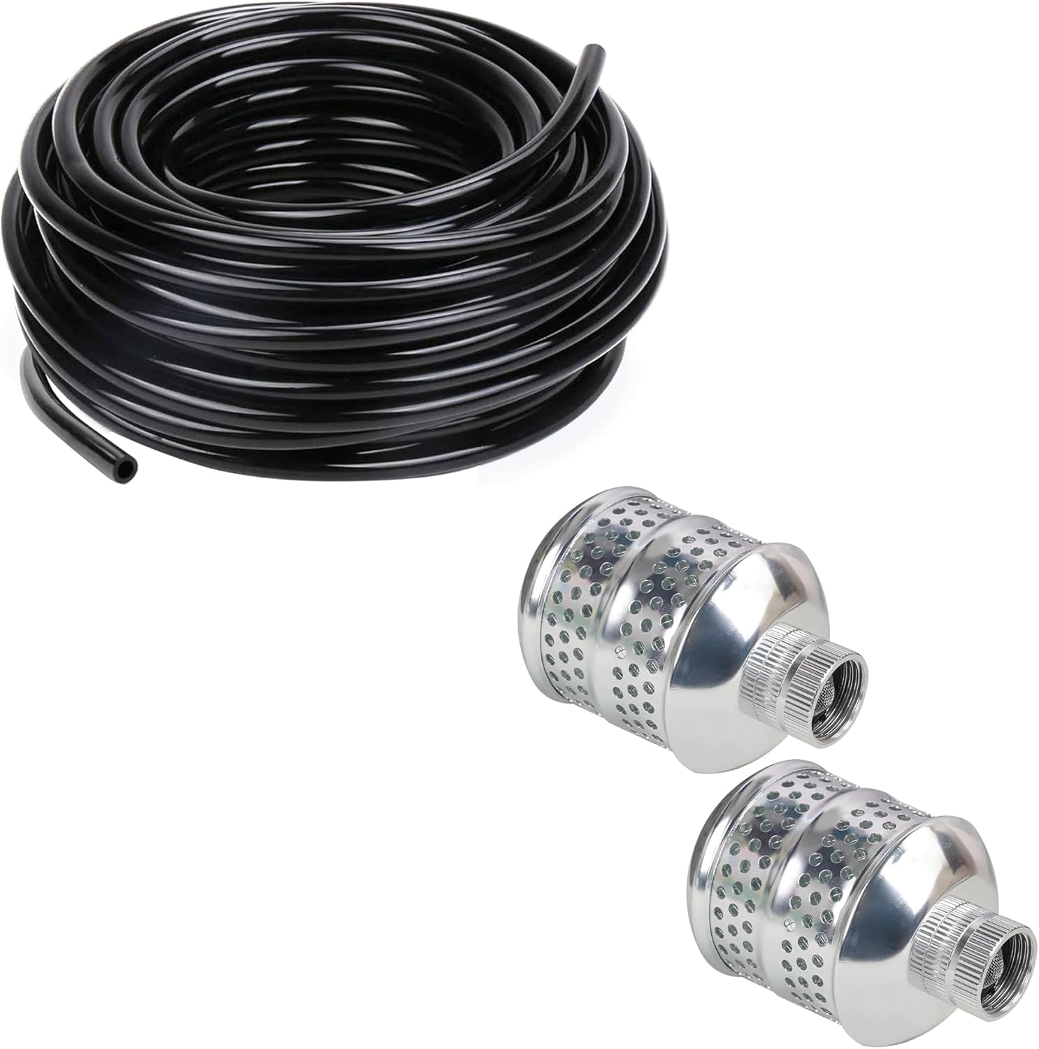 50 FT Distribution Tubing + Bubbler Sprinkler Heads - Image 1