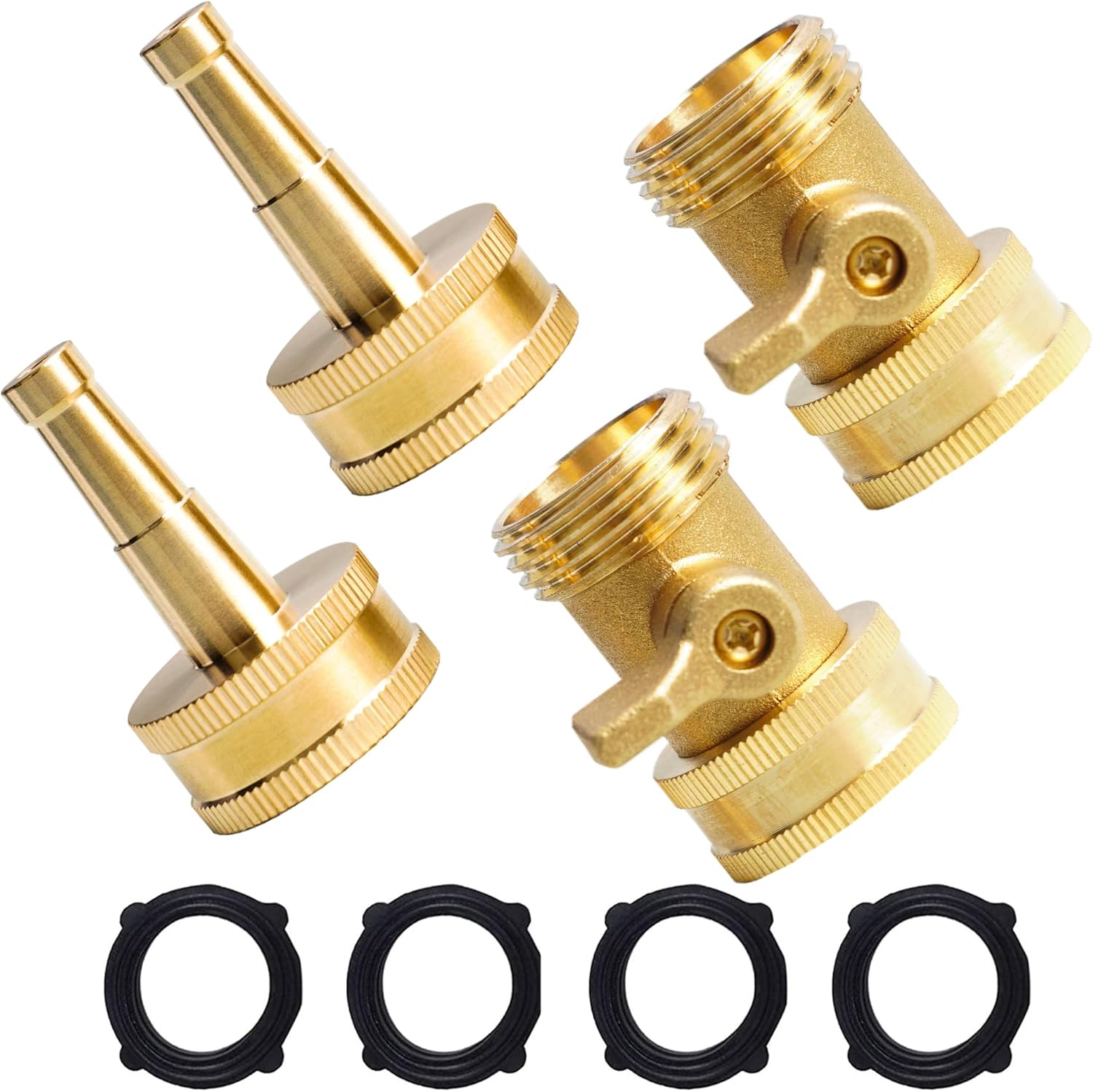 Garden Hose Repair Kit + Jet Nozzle Hose Shutoff Valve - Image 6