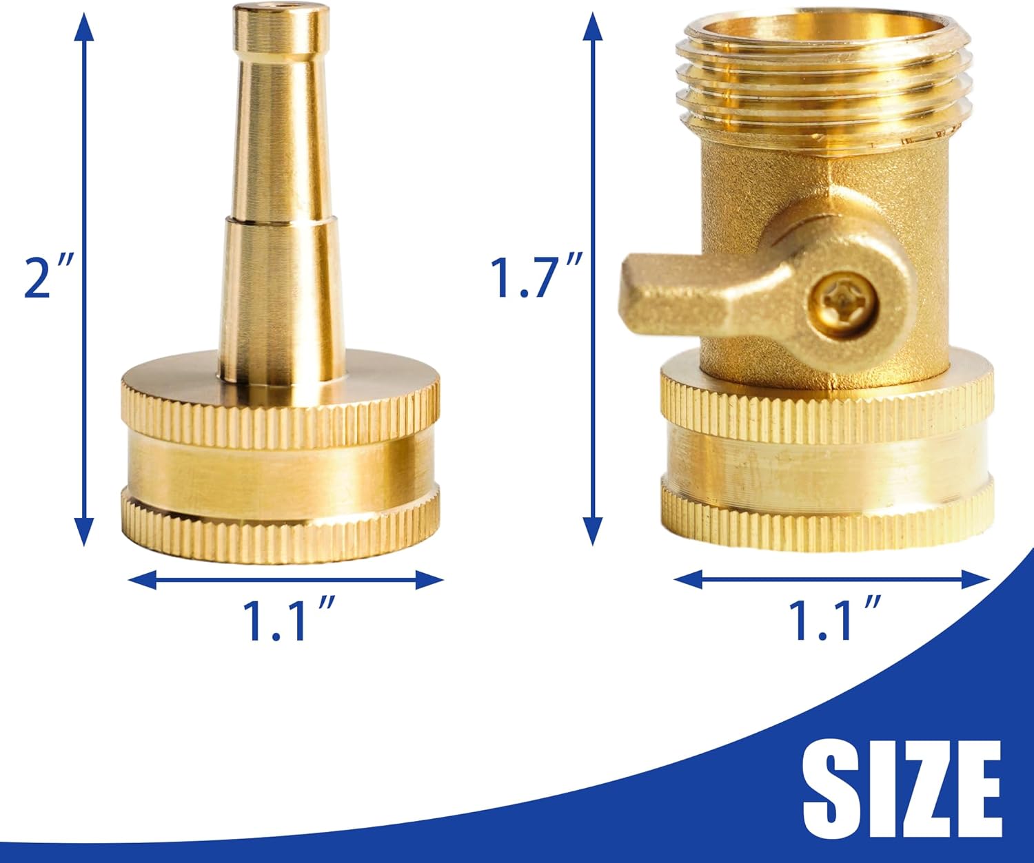 Garden Hose Repair Kit + Jet Nozzle Hose Shutoff Valve - Image 7