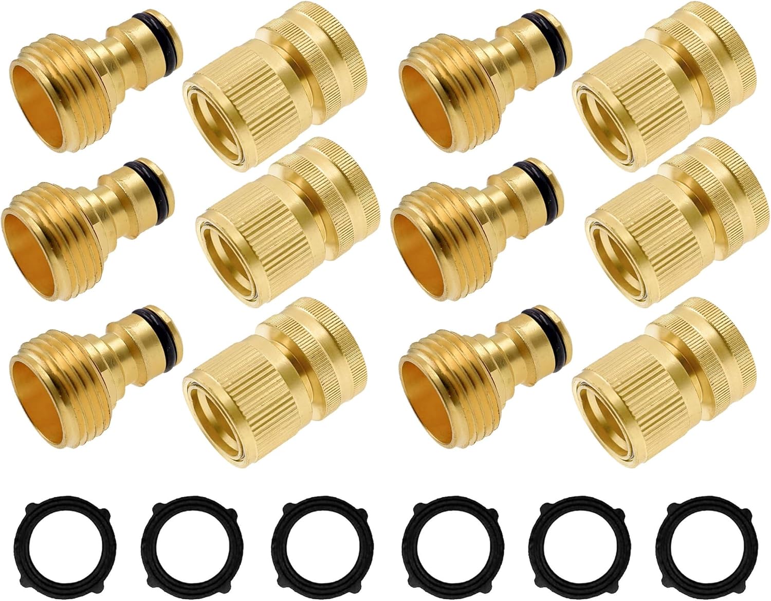 Garden Hose Repair Kit + Garden Hose Quick Connector Kit - Image 6