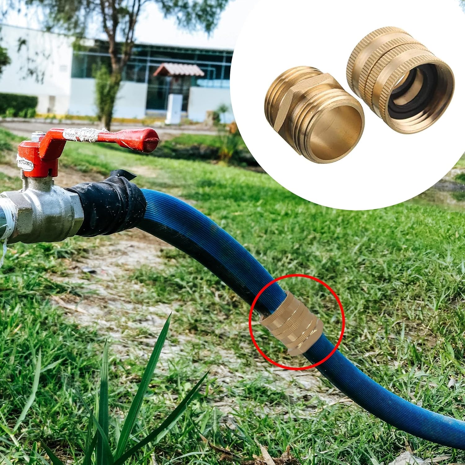 Garden Hose Adapter + Garden Hose Quick Connector - Image 5