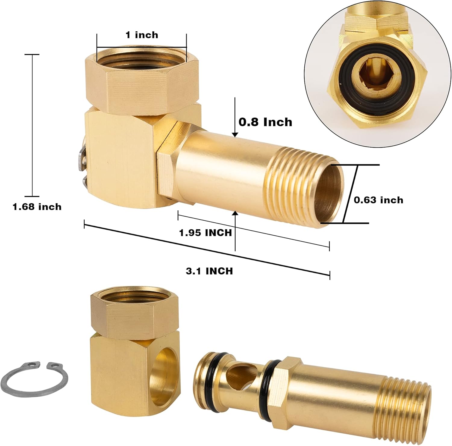 Garden Hose Protector + Garden Hose Adapter - Image 7