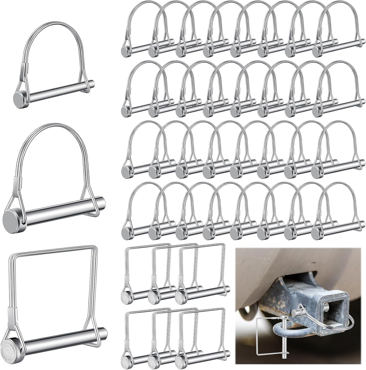 40 Pcs 1/4'' x 2-3/4