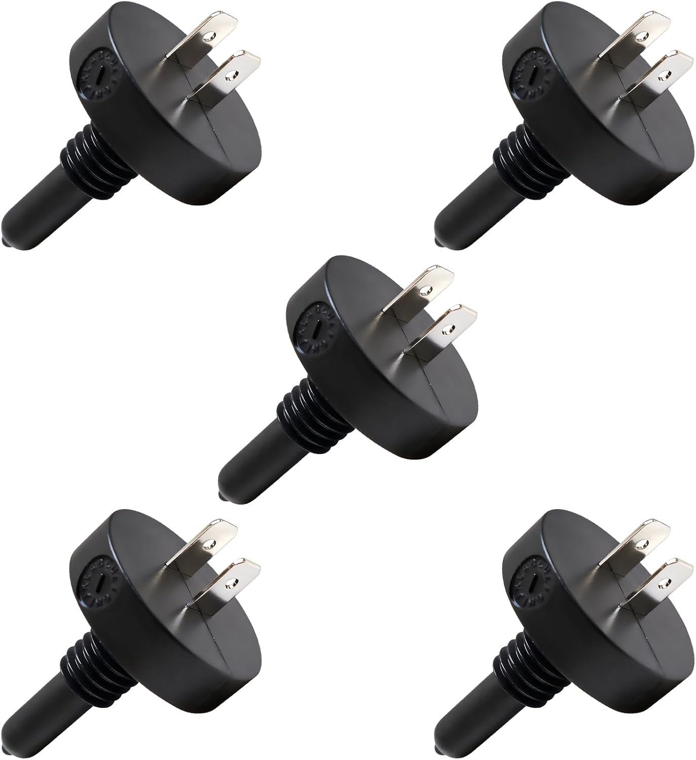 M414704 Washer/Dryer Thermistor Compatible with Alliance, Speed Queen, Huebsch Washer/Dryer M411758 TU20784 (Black 5PC) - Image 1