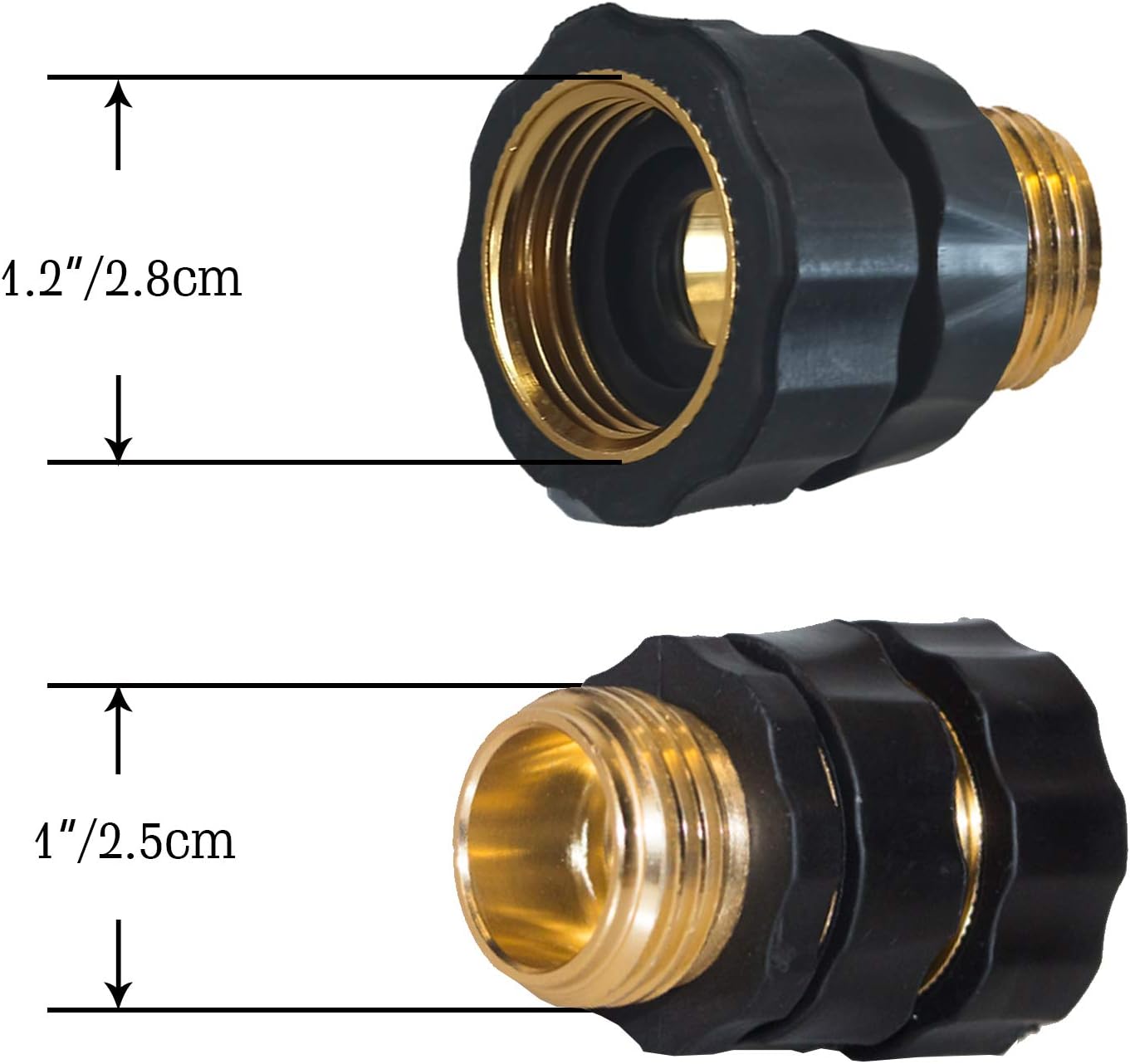Garden Hose Quick Connector + Shut Off Ball Valve - Image 3