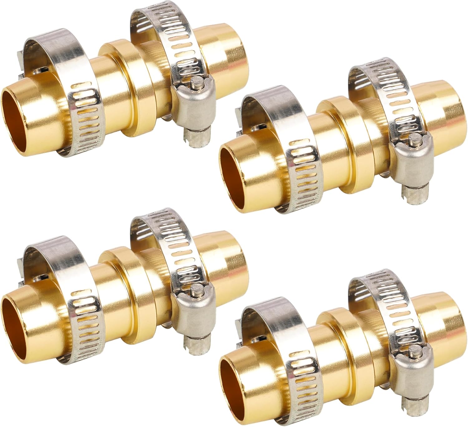 Garden Hose Repair Connector with Clamps + Hose Repair Kit - Image 6