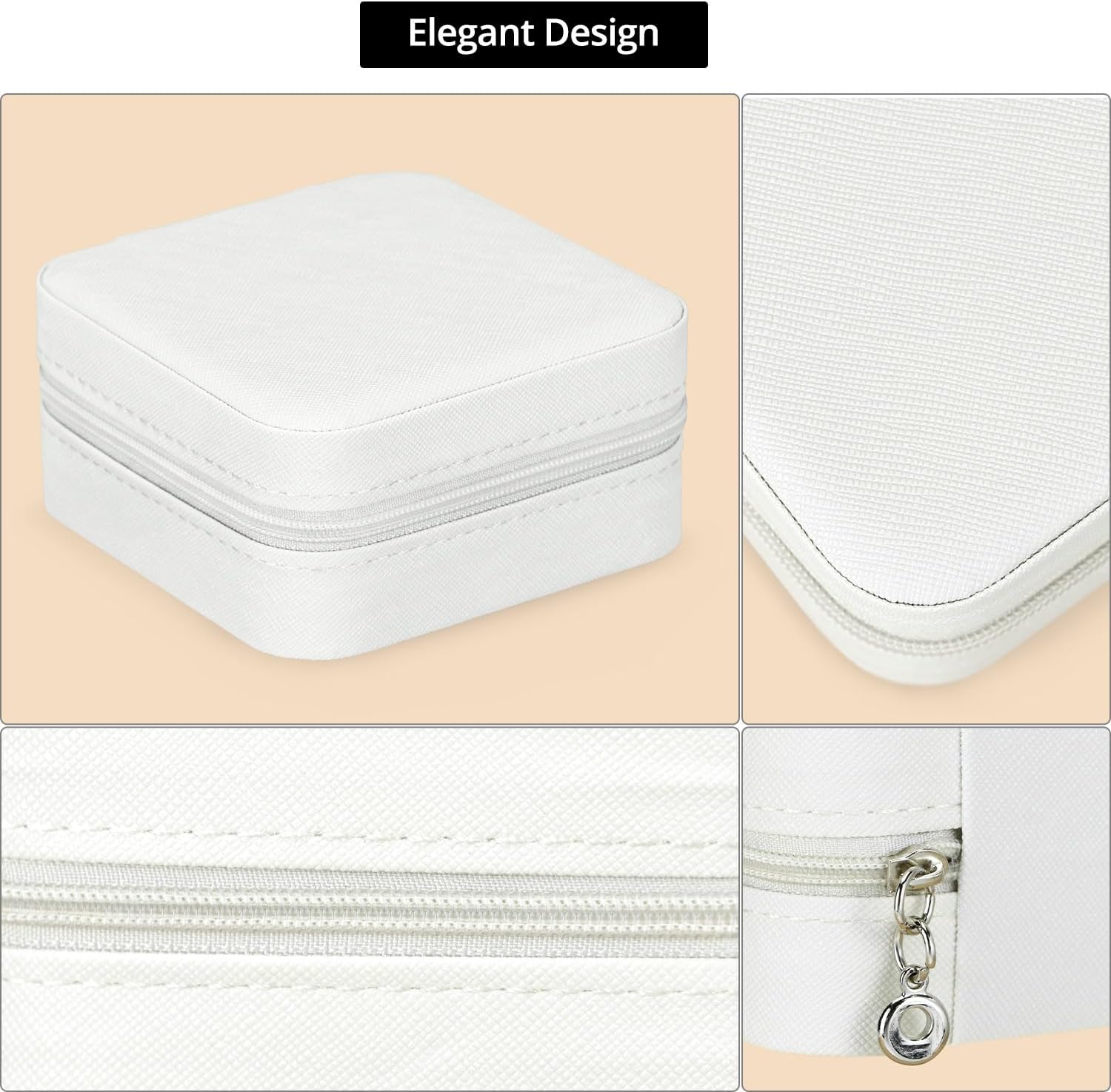 Travel Jewelry Case - 6 Pack Small Jewelry Travel Organizer Box, Compact Bridesmaid Gift - Mini Storage Case - Image 3