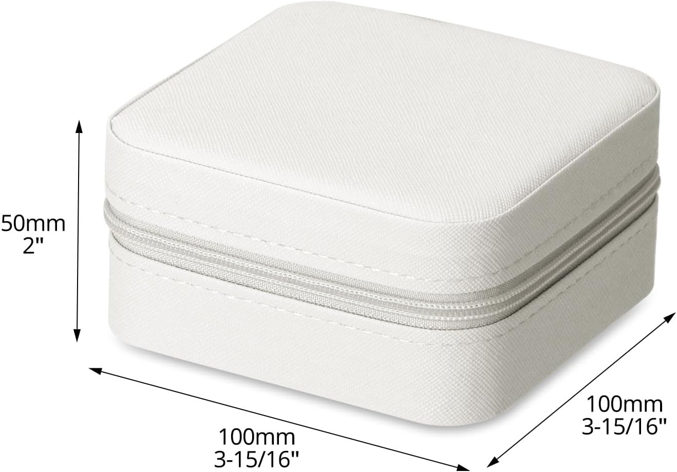 Travel Jewelry Case - 6 Pack Small Jewelry Travel Organizer Box, Compact Bridesmaid Gift - Mini Storage Case - Image 6