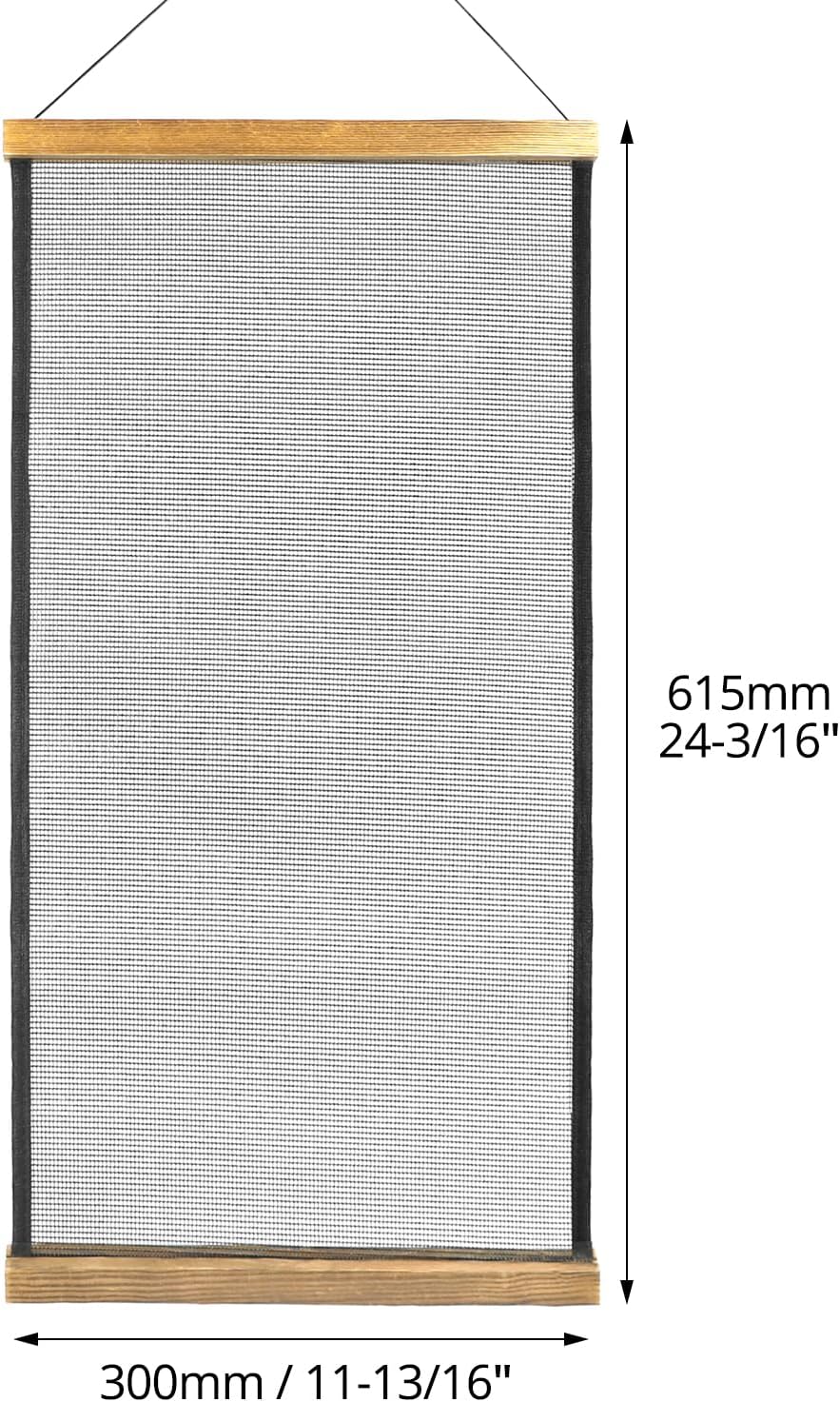 Earring Organizer Hanging Mesh, 2 Pack Wall Jewelry Organizer Necklaces Holder Rack for Earrings, Bracelets, Rings, Girls Hair Clips Hanger - Image 6