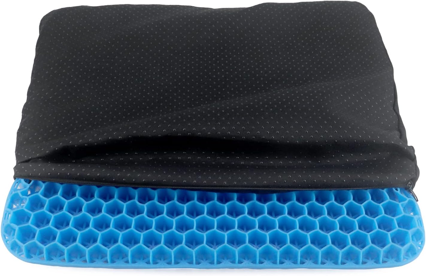 Gel Seat Cushion, Gel Cushion, Cool & Breathable & Non-Slip for Car, Office, Home, Wheelchair (Blue, 40 x 35 x 3.2 cm) - Image 7