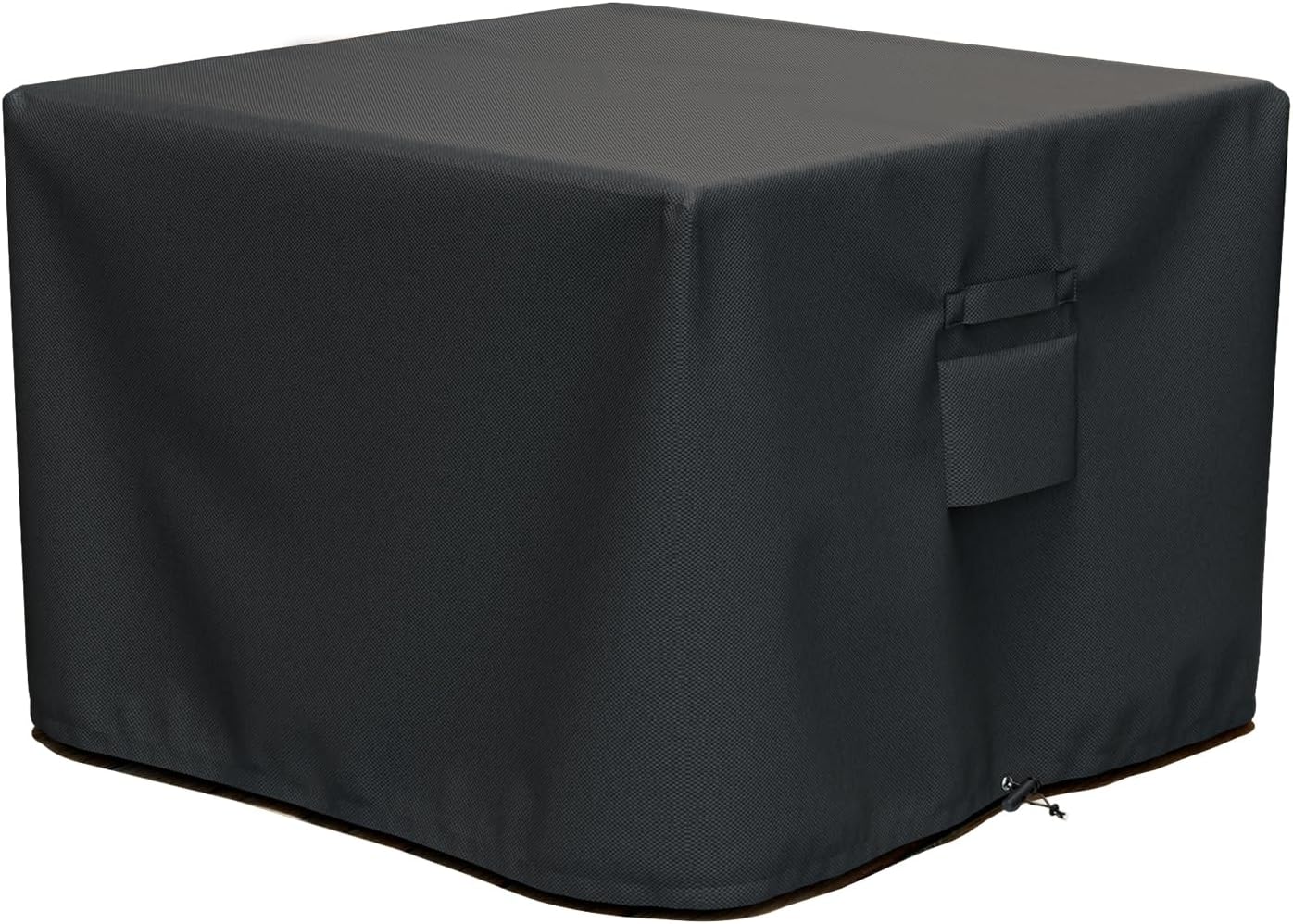 Square Fire Pit Cover, Fits for 28-32 Inch Fire Pit Table, Waterproof and Windproof, 32 x 32 x 24 Inches, Black - Image 1