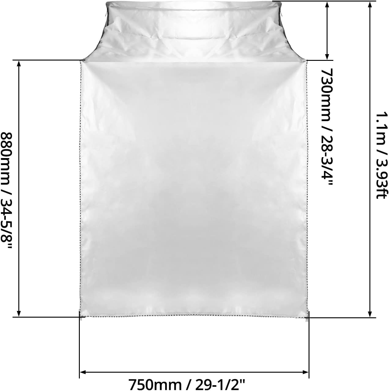 Washer and Dryer Covers, Heavy Duty Waterproof Washing Machine Cover for Most Top Load or Front Load Machine, Dustproof, All Weather Protection, 29