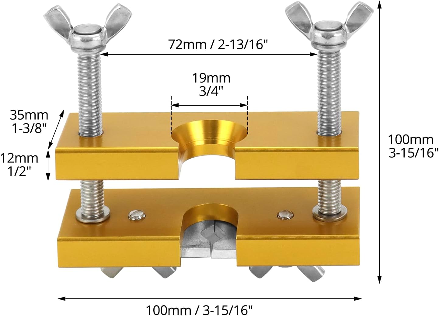 Trumpet Mouthpiece Remover Puller Tool for Brass-Wind Instrument, Gold - Image 6