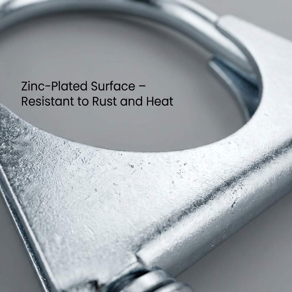 Zinc-Plated Carbon Steel U-Bolt Clamp 2.5