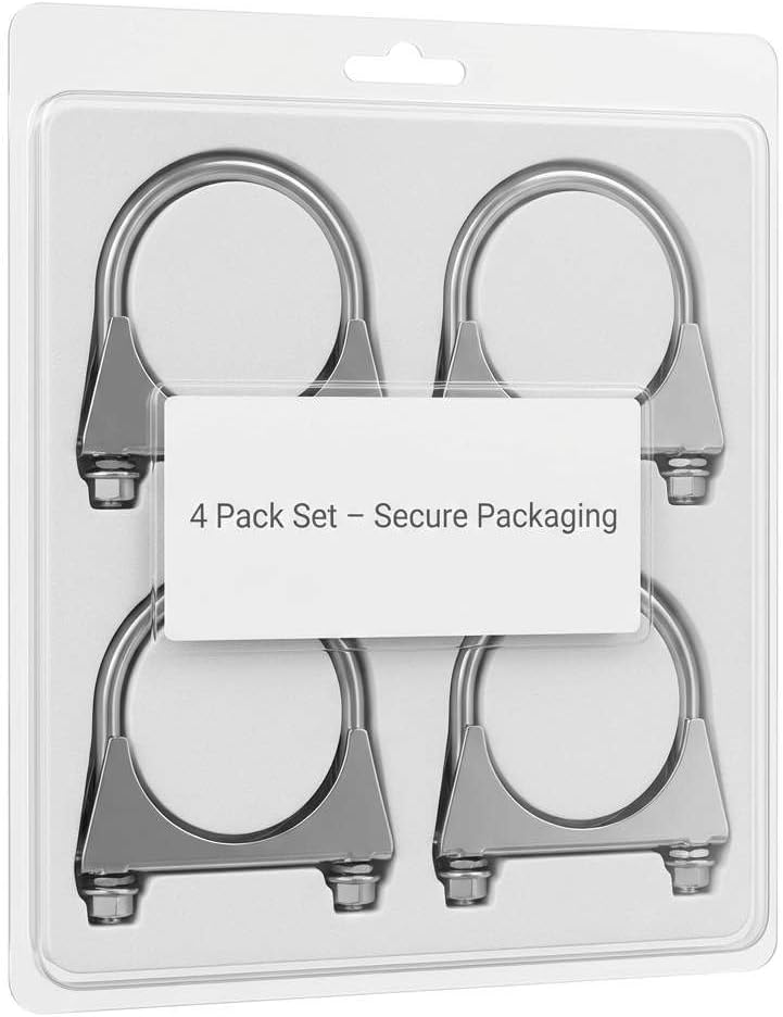 Zinc-Plated Carbon Steel U-Bolt Clamp 2.5