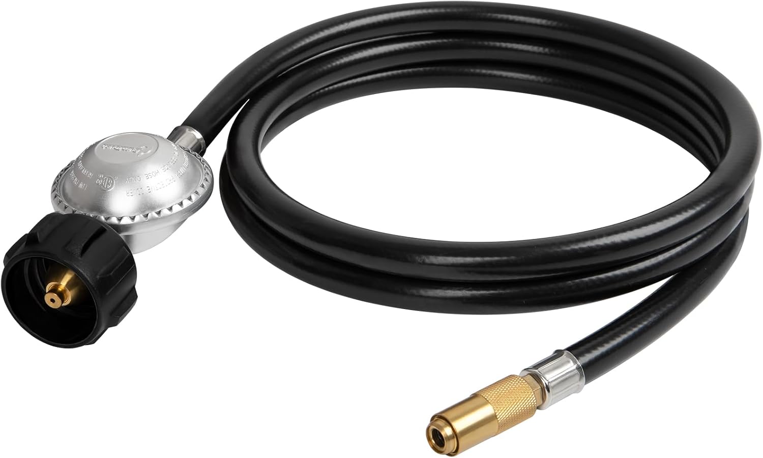 6 Feet Propane Regulator and Hose for Blackstone 17 & 22 Inch Tabletop Griddle, Connect to 5-20 LB Propane Tank - Image 1