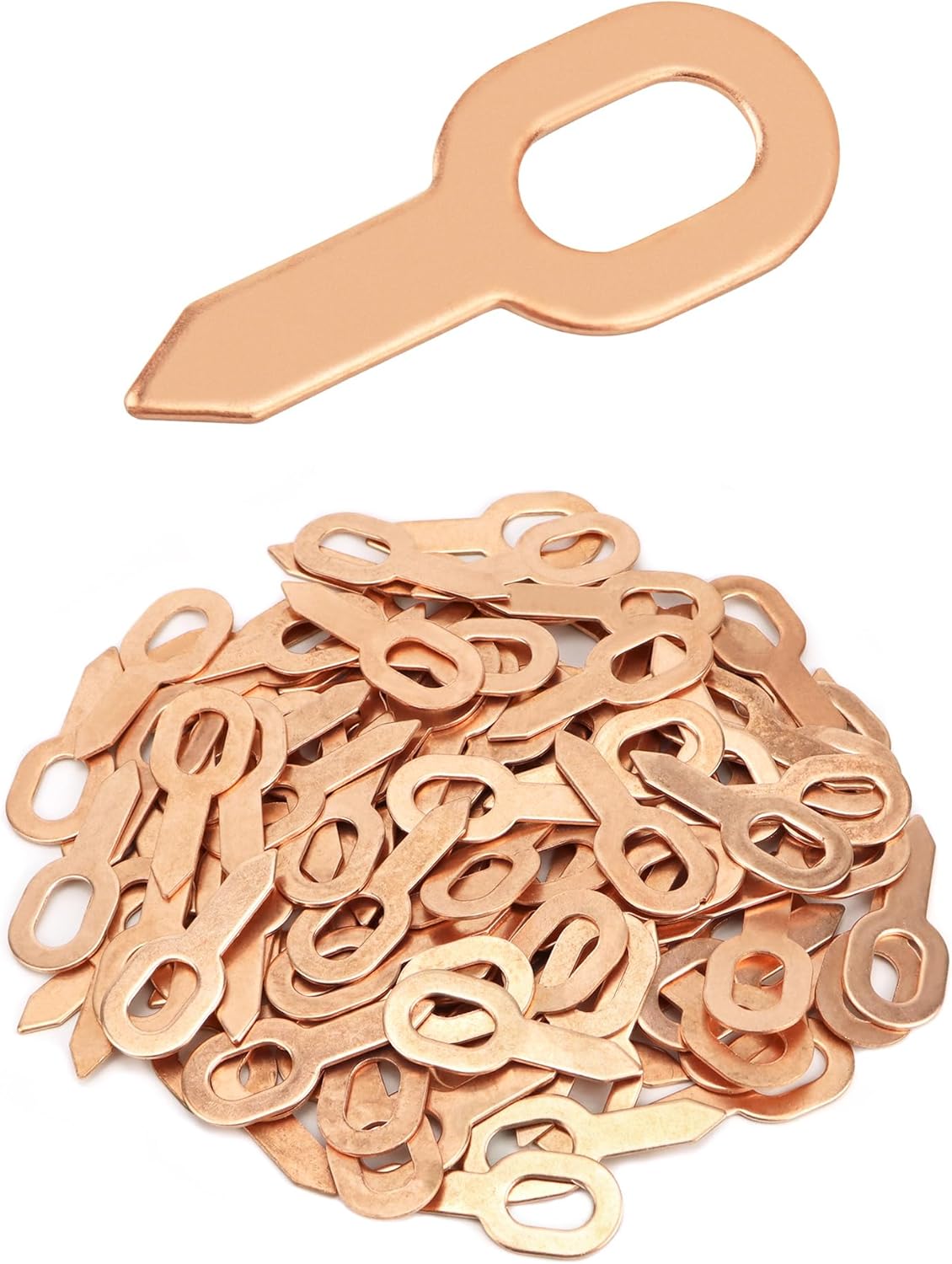 Dent Puller Rings, 100 Pcs Dent Pulling Straight Washer, Metal Shrink Repair Tool for Panel Welder Spot Welding Machine Consumables - Image 1