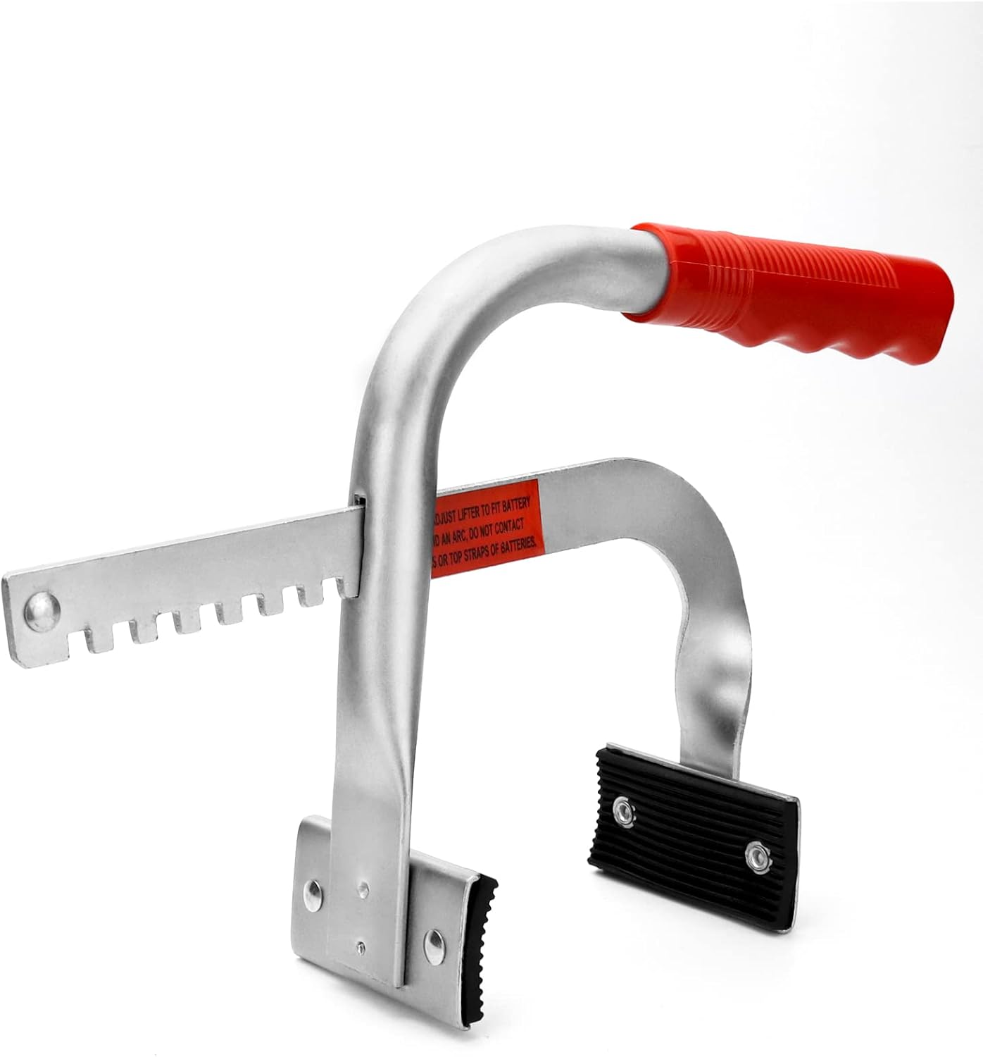 Battery Carrier, Battery Rack with Pads, Adjustable from 5