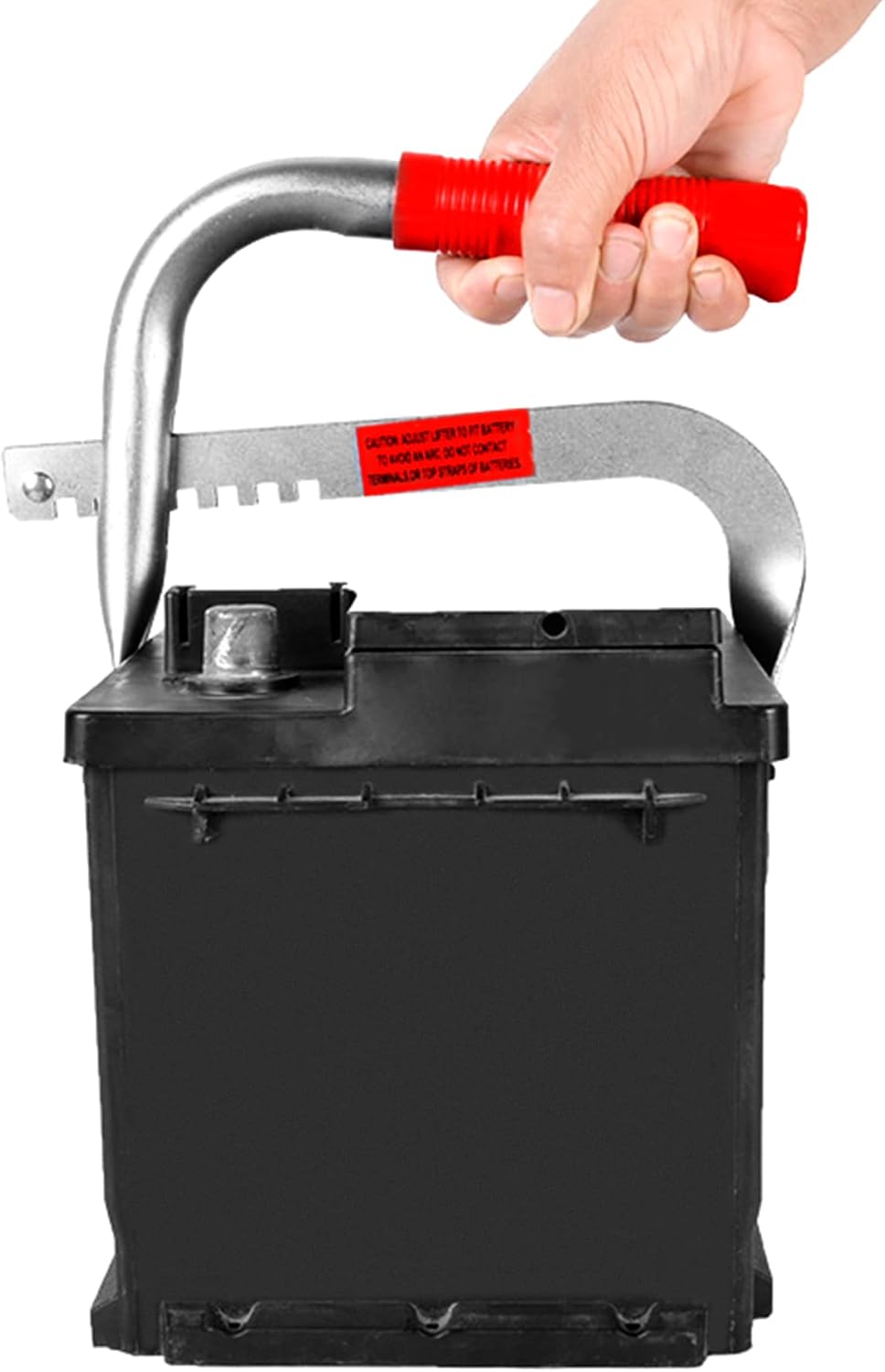 Battery Carrier, Battery Rack with Pads, Adjustable from 5