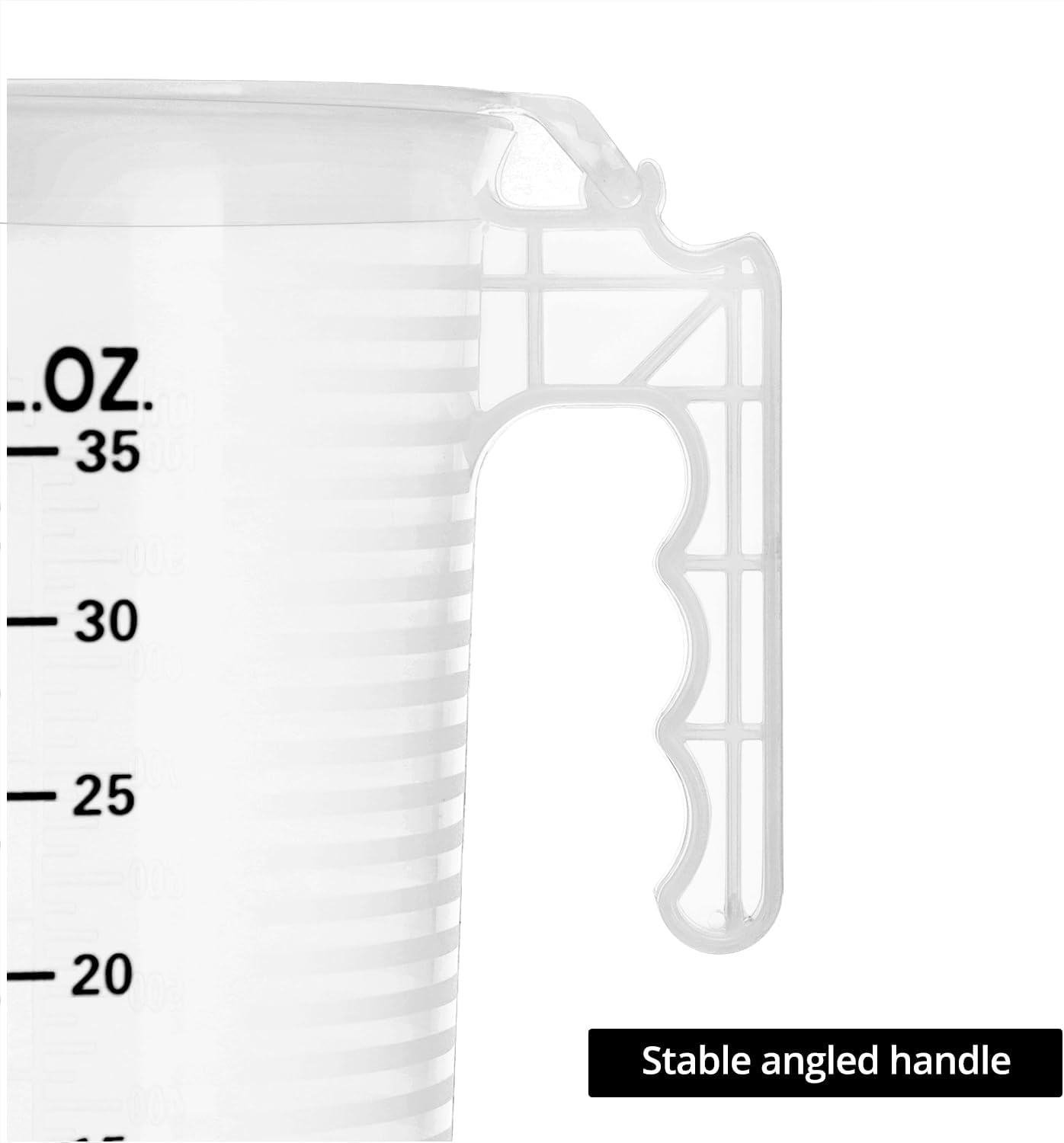 2 Pack 32oz (1 Quart) Measuring Pitcher - Plastic, Multipurpose, Polypropylene, with Clear Ounce & Milliliter Markings, Dustproof Lid, for Cooking, Home Hobbies, Shop Oil and Fluids - Image 5