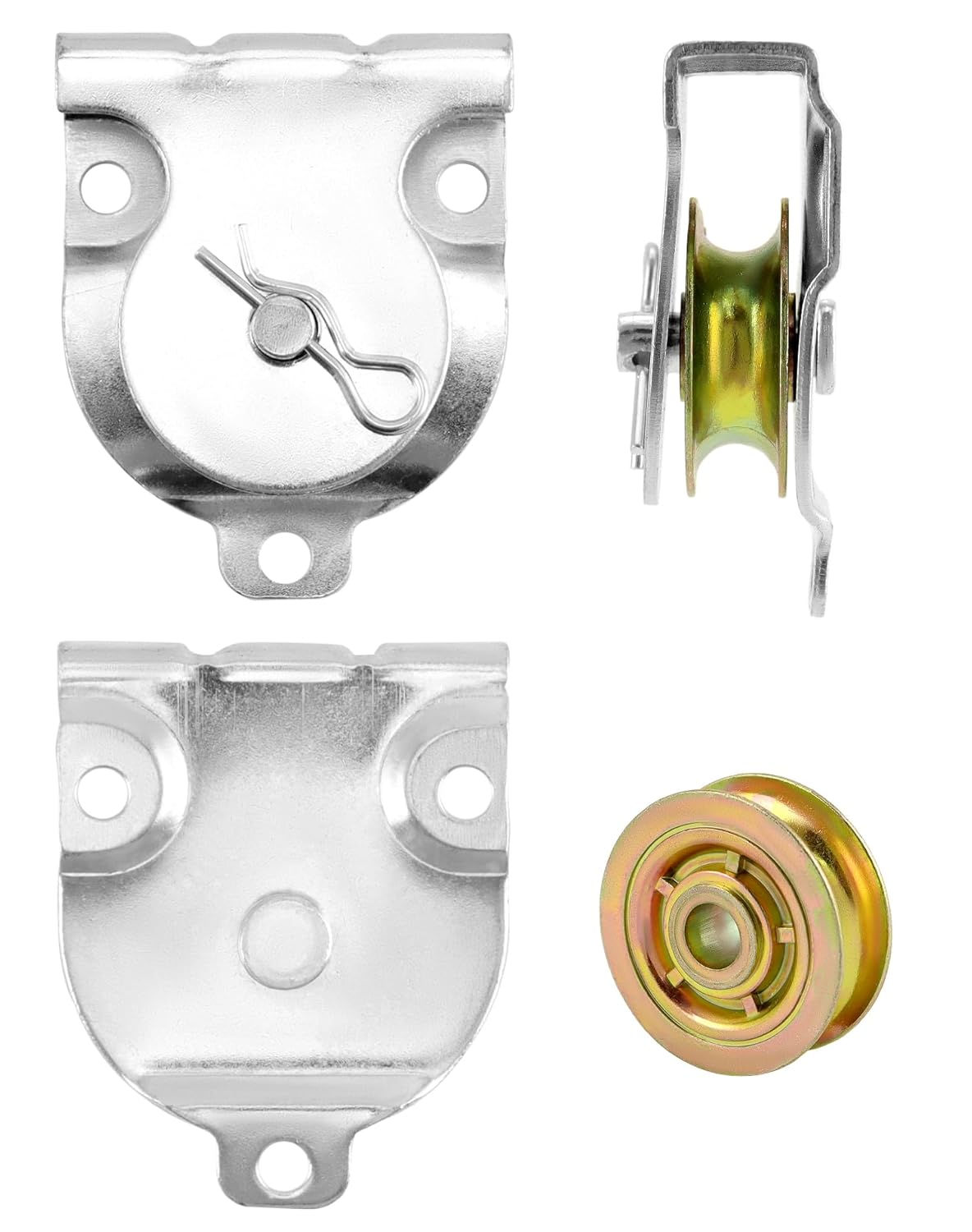 Wall Mount Pulleys, 6 Pcs 1-1/2