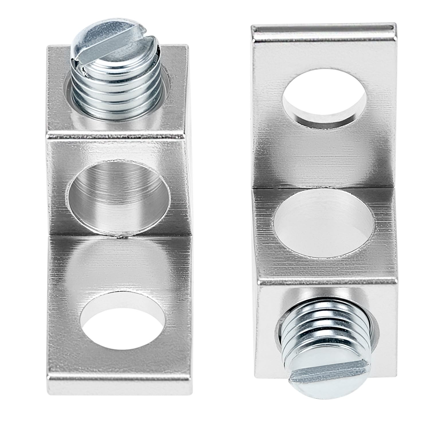 Aluminum Alloy Mechanical Lugs, Terminal Mechanical Lug, Set of 50, Tin Plated with High-Strength Low-Resistance Structure - Image 2