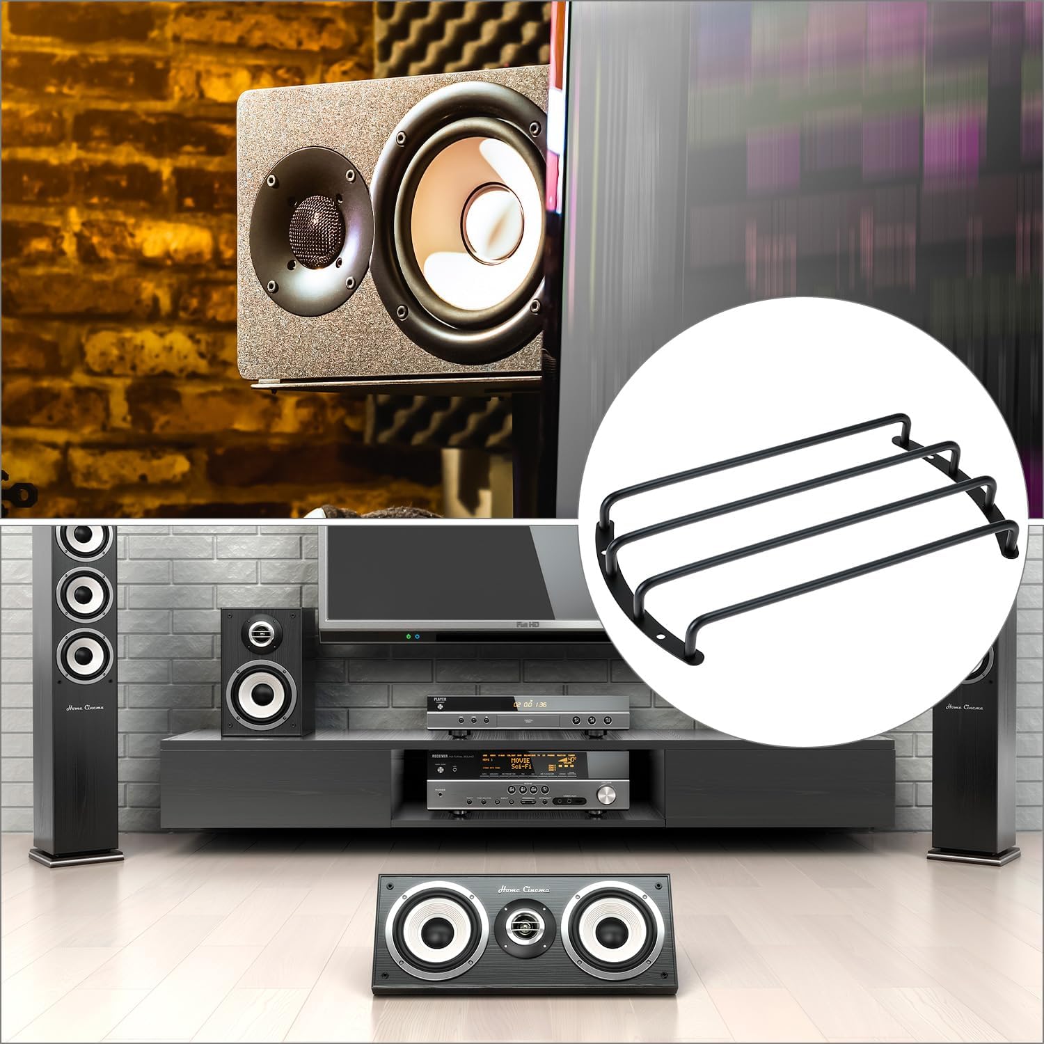 Speaker Grill Cover Set, 2 Pcs 10