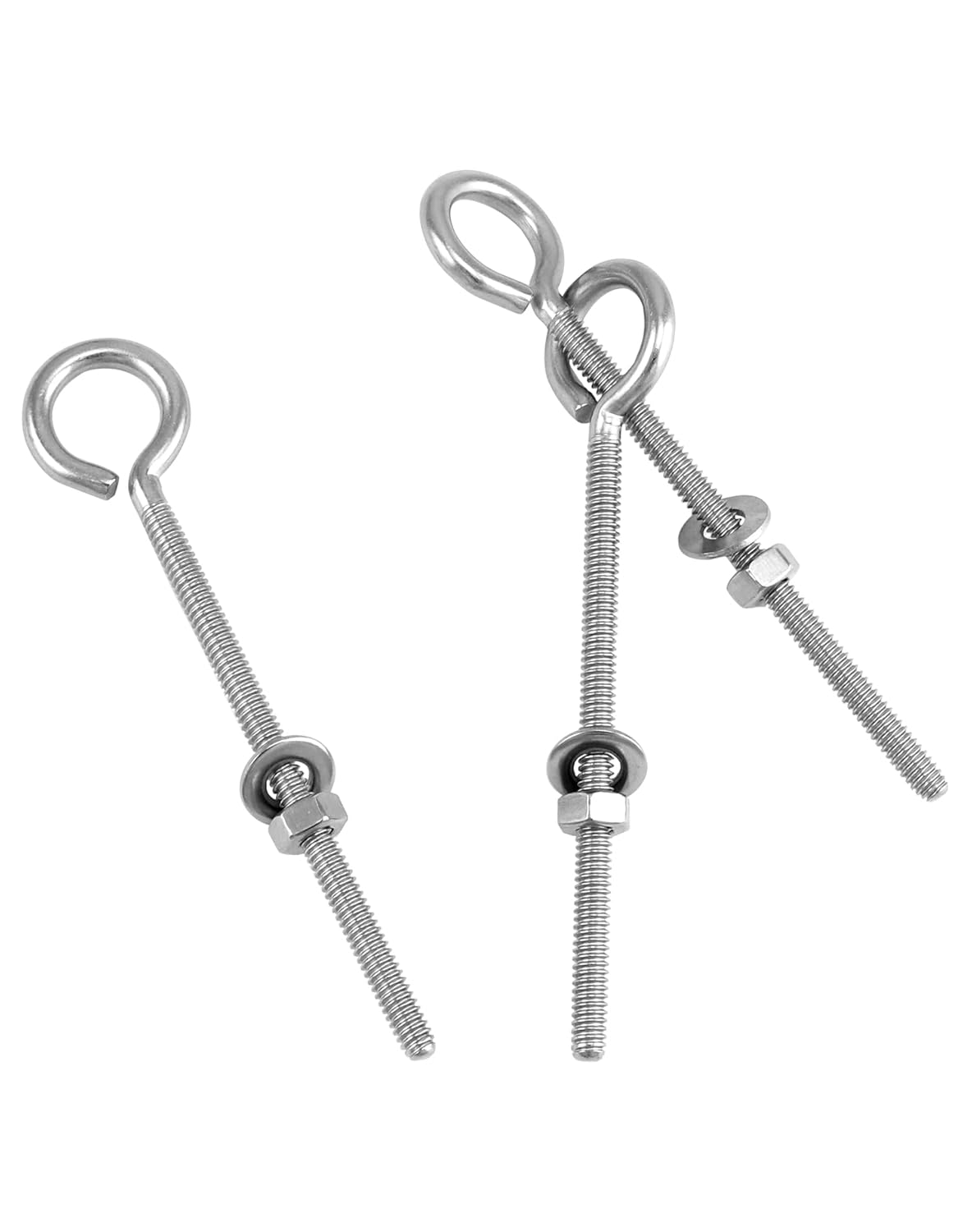 Eye Bolts, 10 Pack 1/4