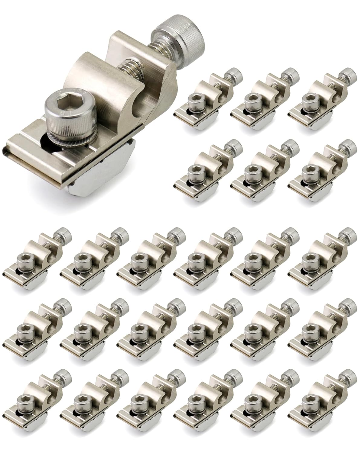 Grounding Lug 6.7mm – Aluminium Alloy Rail Connector for Solar Roof, Ground Mount & Carport Systems - Image 1
