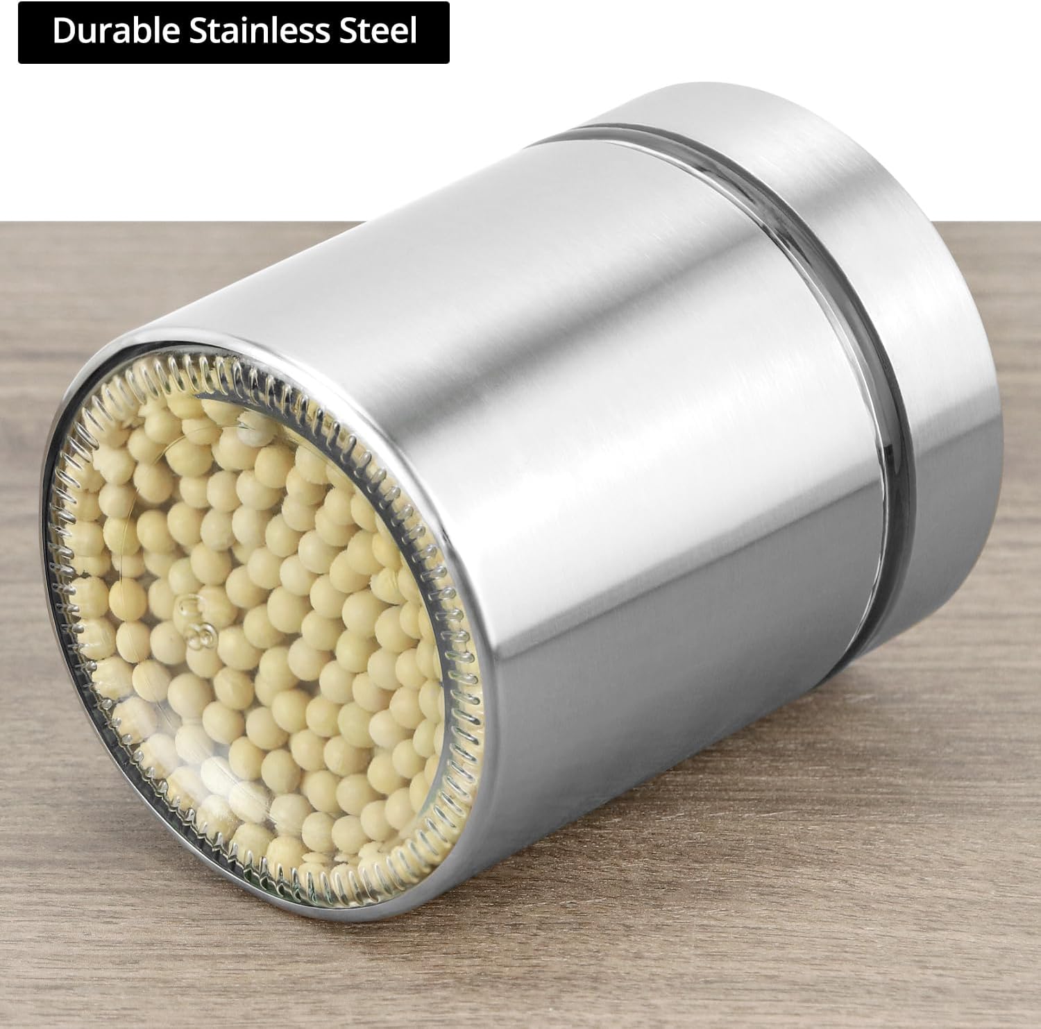 6 Pack 20 oz Stainless Steel Glass Kitchen Canisters Set, Airtight Food Storage Containers with Window, for Flour Cookies Spices Grains - Image 4